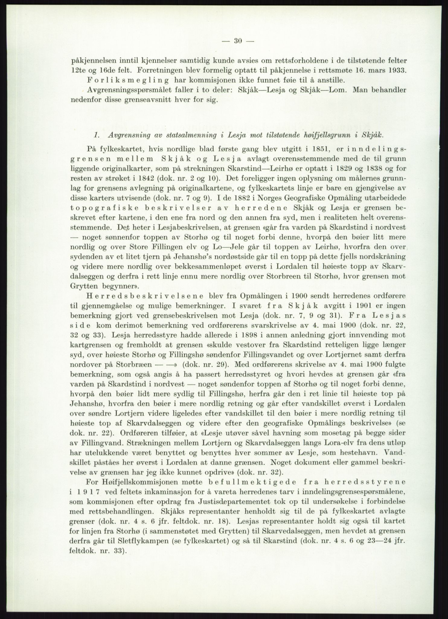 Høyfjellskommisjonen, RA/S-1546/X/Xa/L0001: Nr. 1-33, 1909-1953, p. 5577