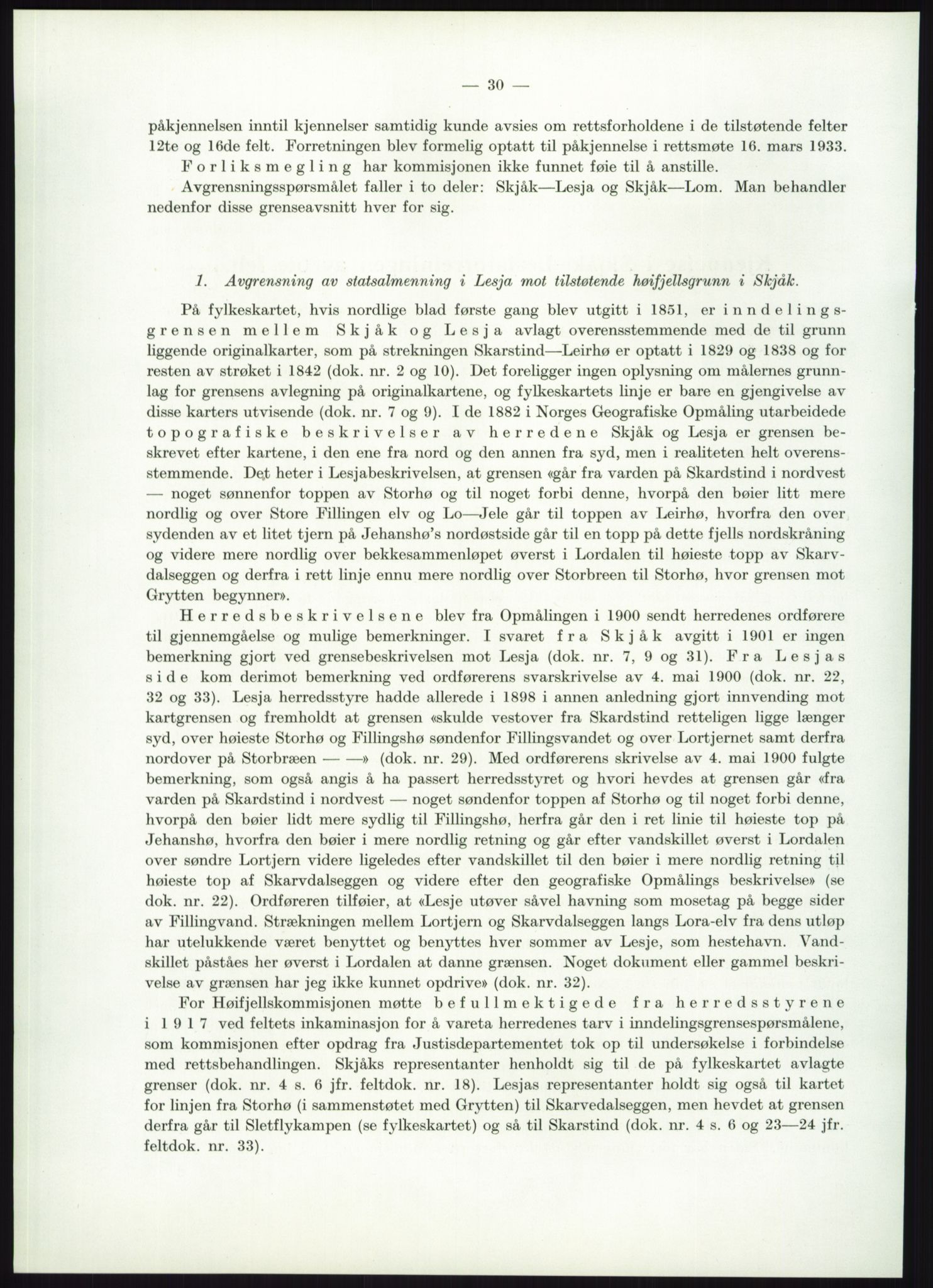 Høyfjellskommisjonen, AV/RA-S-1546/X/Xa/L0001: Nr. 1-33, 1909-1953, p. 5577