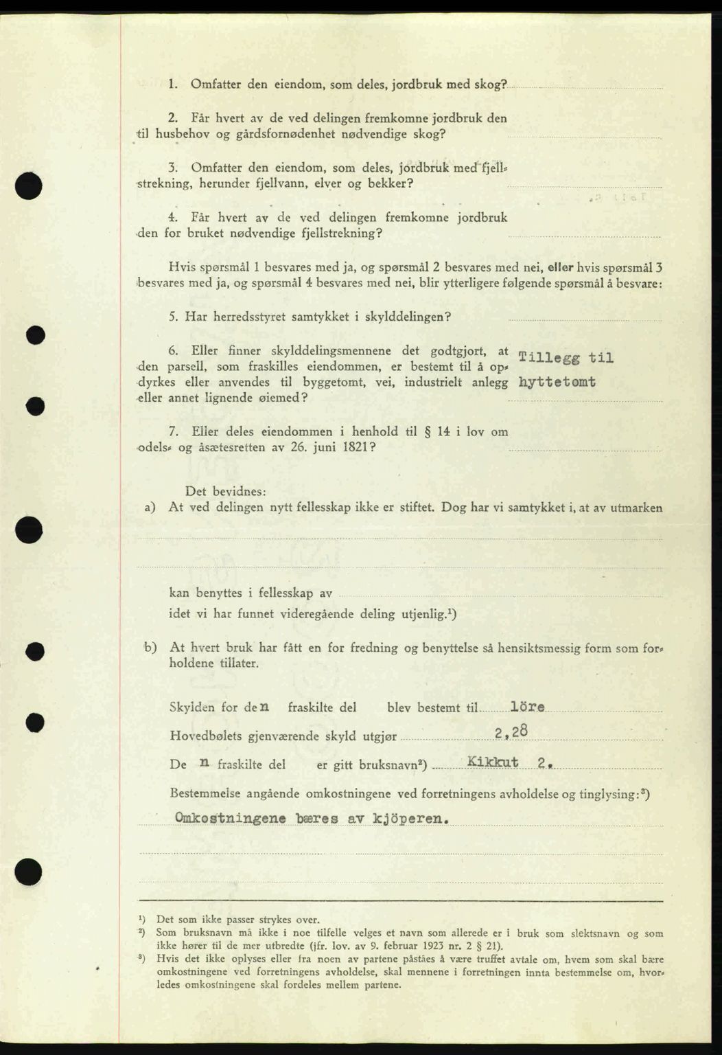 Tønsberg sorenskriveri, AV/SAKO-A-130/G/Ga/Gaa/L0012: Mortgage book no. A12, 1942-1943, Diary no: : 2508/1942