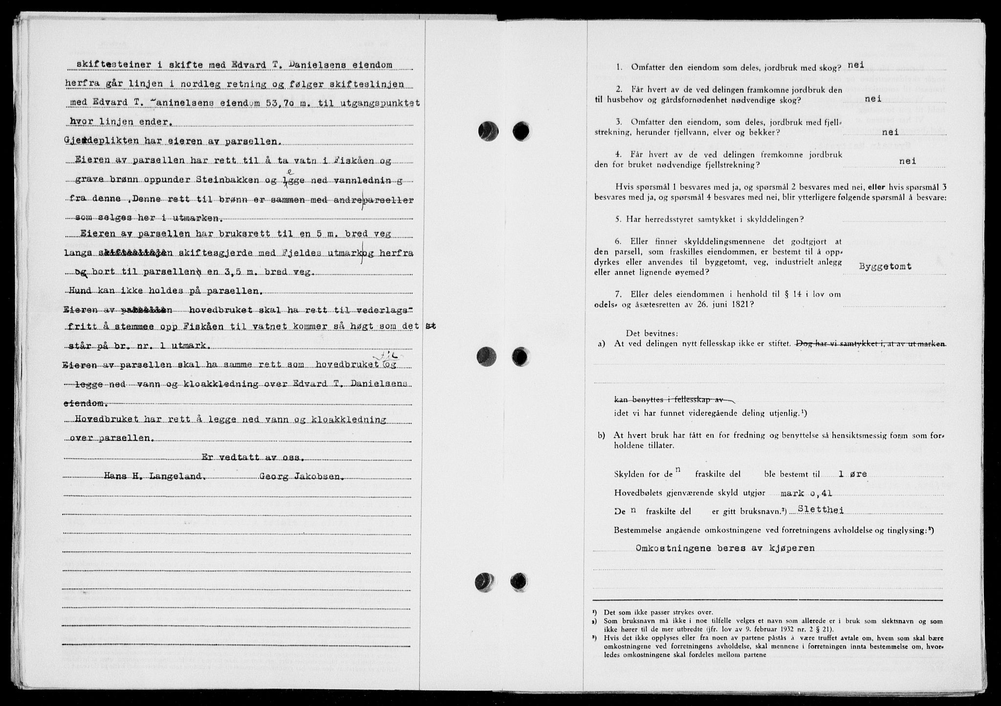 Ryfylke tingrett, SAST/A-100055/001/II/IIB/L0104: Mortgage book no. 83, 1948-1949, Diary no: : 336/1949