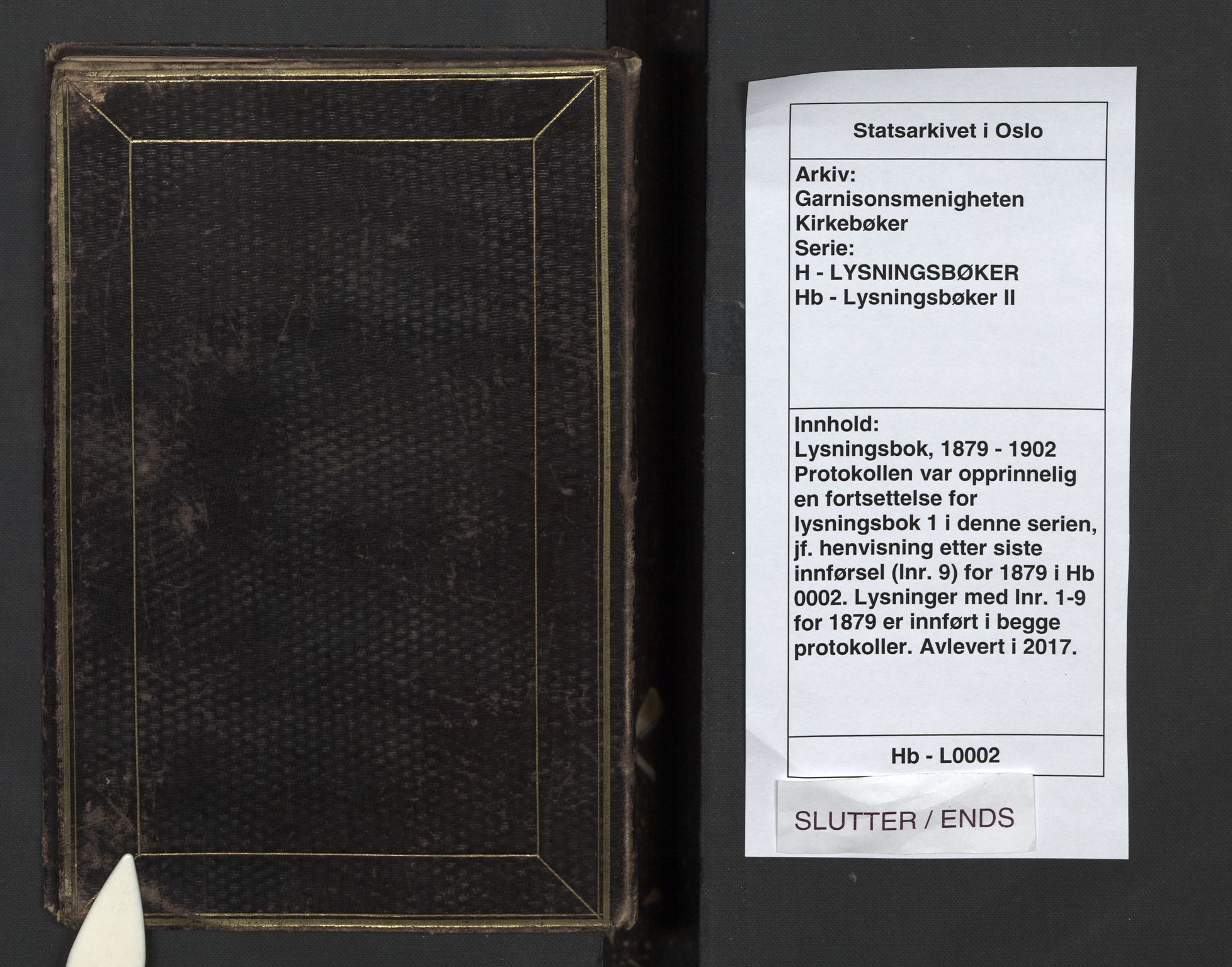 Garnisonsmenigheten Kirkebøker, AV/SAO-A-10846/H/Hb/L0002: Banns register no. II 2, 1879-1902