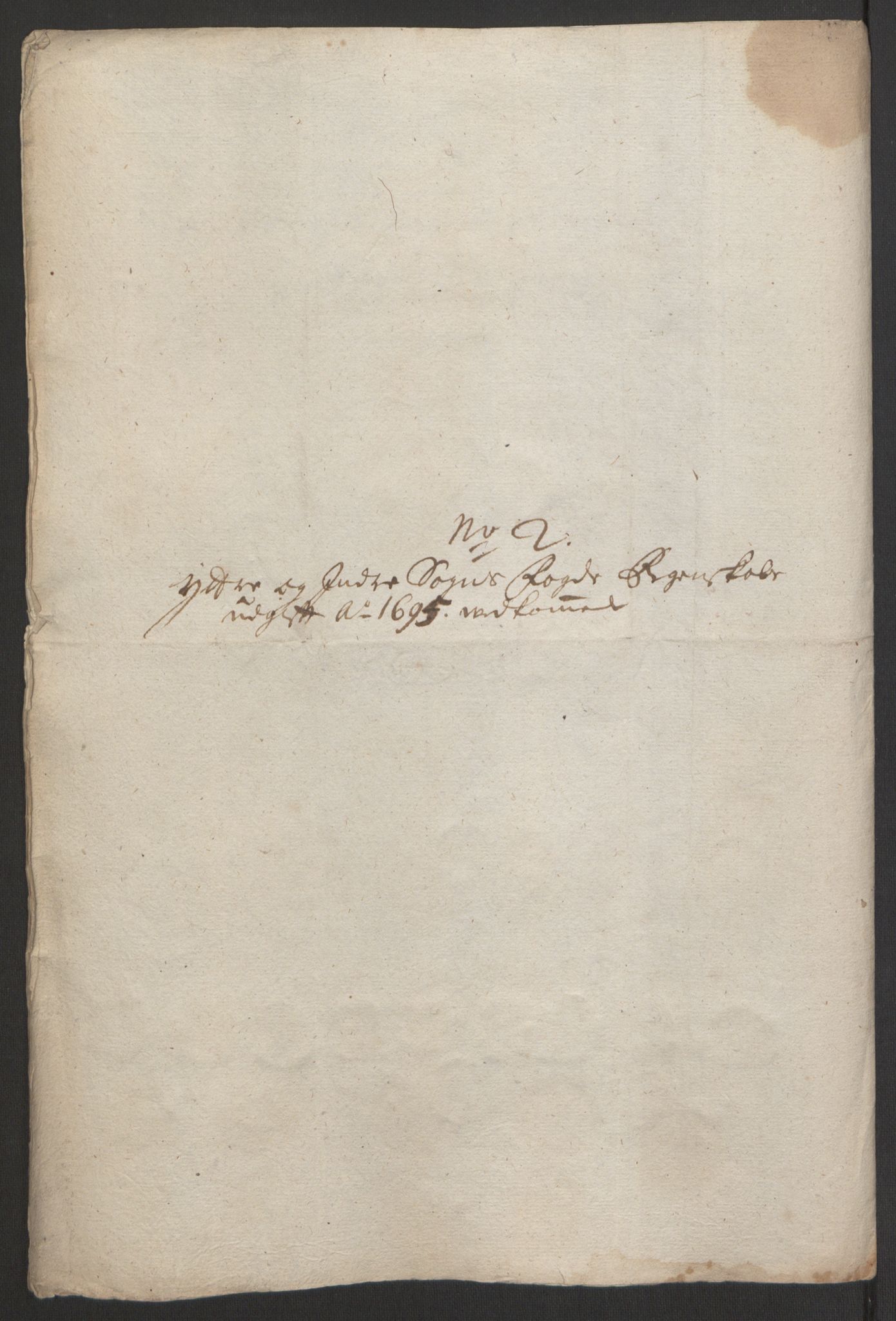 Rentekammeret inntil 1814, Reviderte regnskaper, Fogderegnskap, AV/RA-EA-4092/R52/L3308: Fogderegnskap Sogn, 1695, p. 340