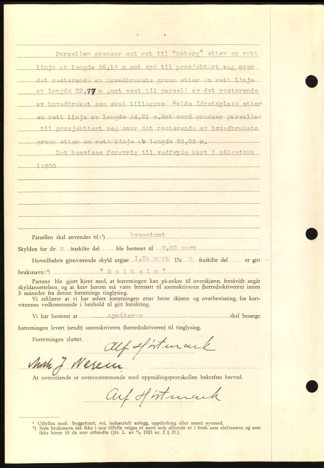 Romsdal sorenskriveri, AV/SAT-A-4149/1/2/2C: Mortgage book no. A14, 1943-1943, Diary no: : 683/1943