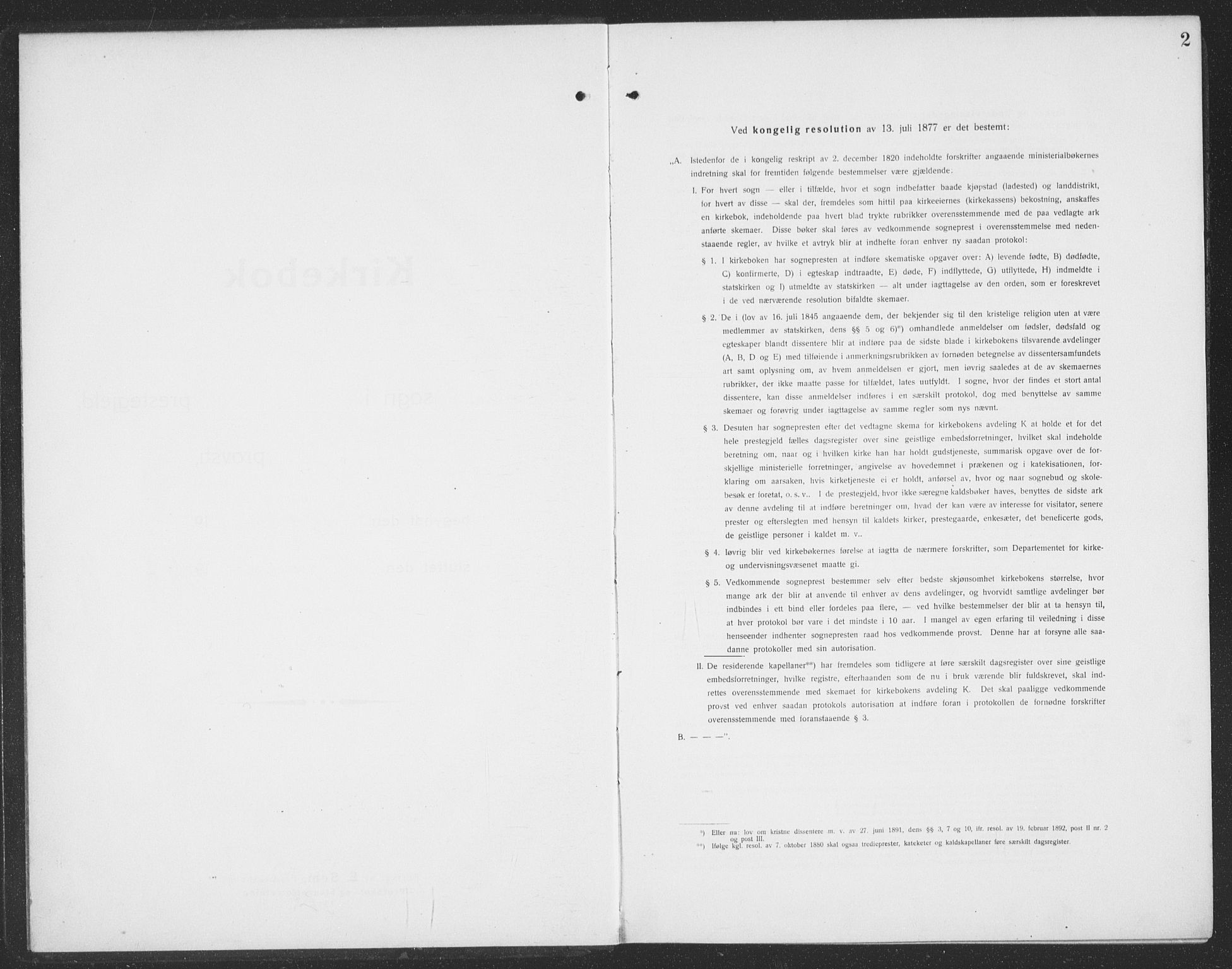 Ministerialprotokoller, klokkerbøker og fødselsregistre - Sør-Trøndelag, SAT/A-1456/694/L1134: Parish register (copy) no. 694C06, 1915-1937, p. 2