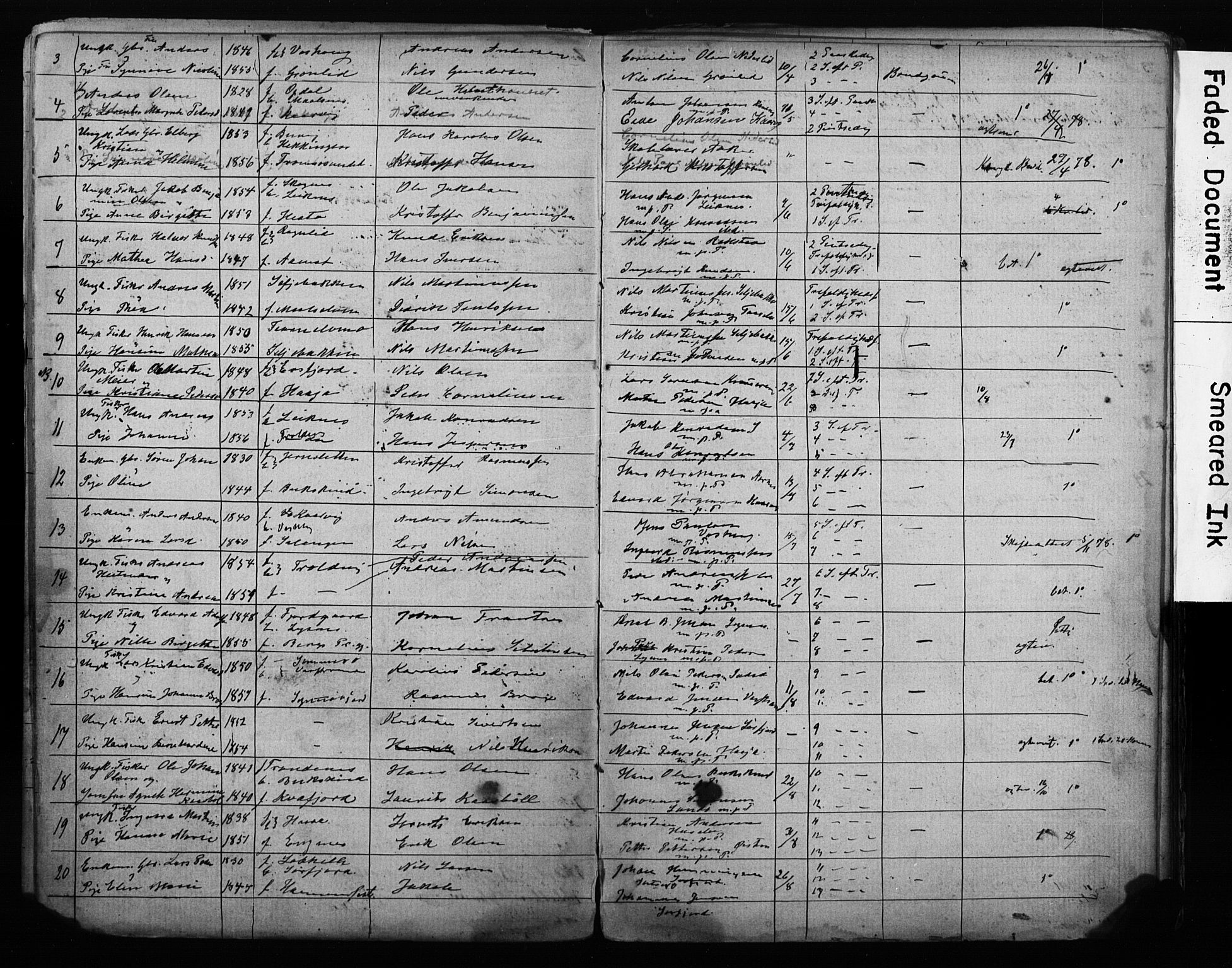 Lenvik sokneprestembete, AV/SATØ-S-1310/I/Ie/L0095: Banns register no. 95, 1868-1890