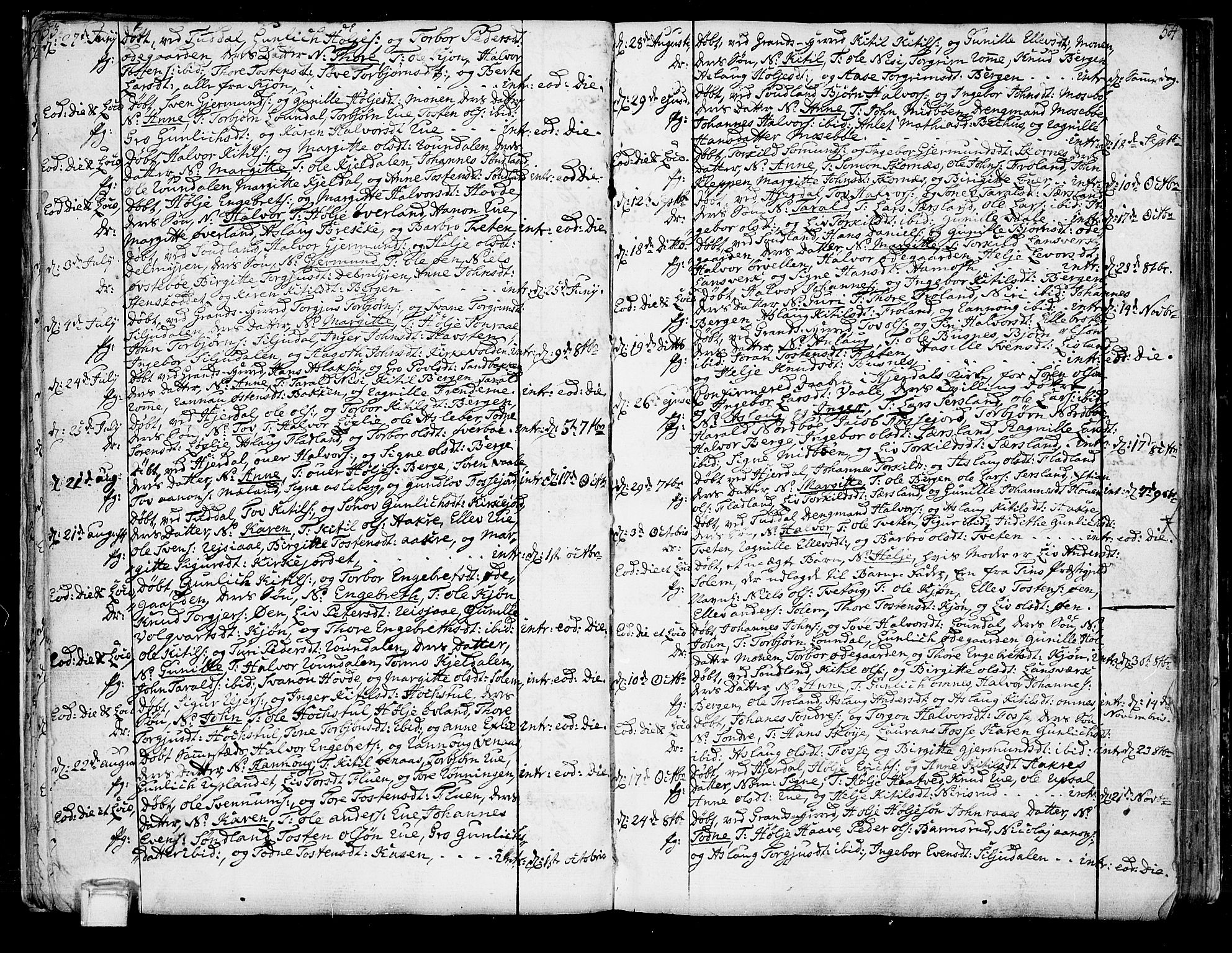 Hjartdal kirkebøker, SAKO/A-270/F/Fa/L0005: Parish register (official) no. I 5, 1776-1801, p. 53-54