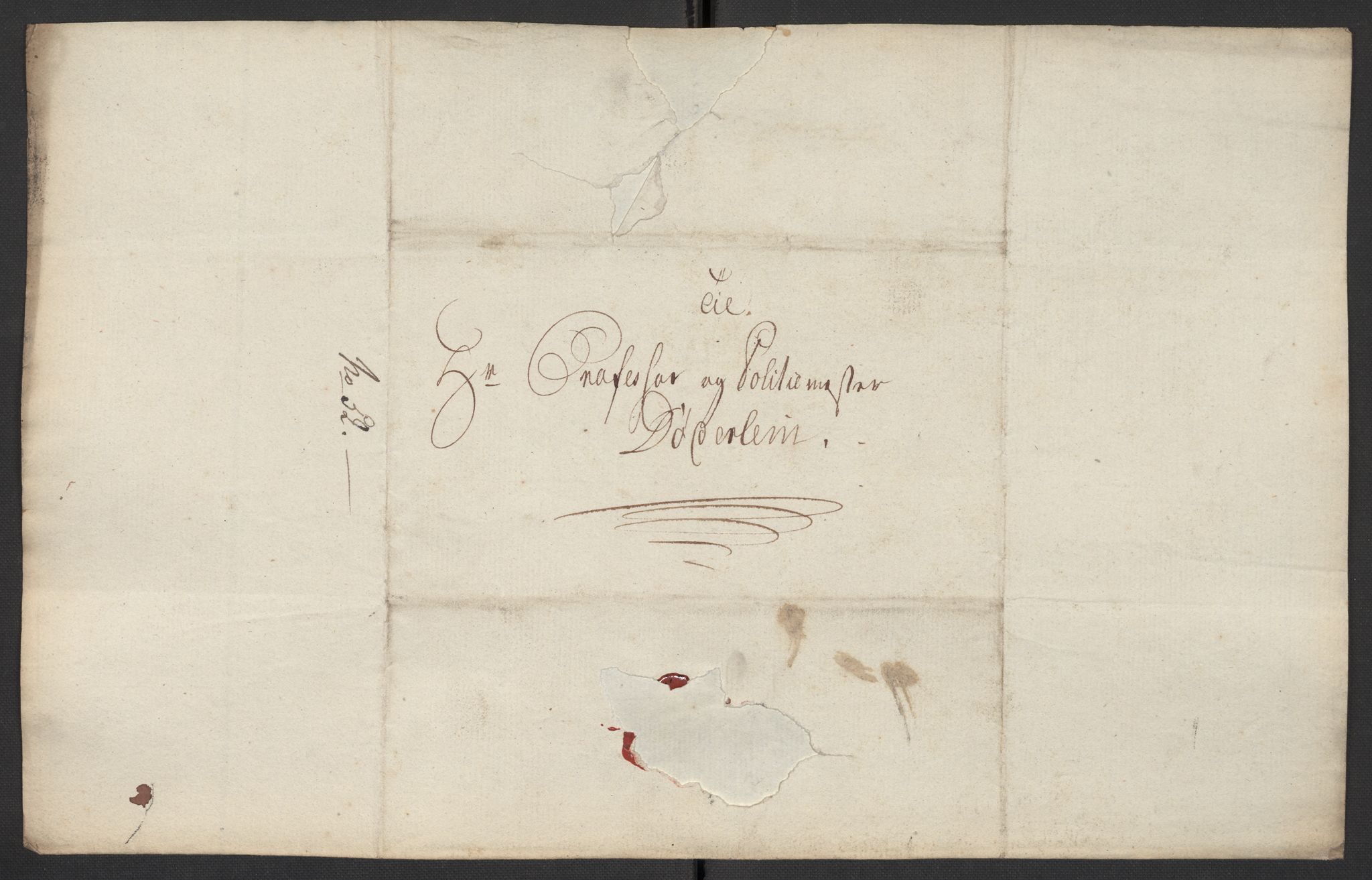 Oslo politidistrikt, AV/SAO-A-10085/D/Da/L0003: Innkomne brev, pro memoria m.v., 1781, p. 68