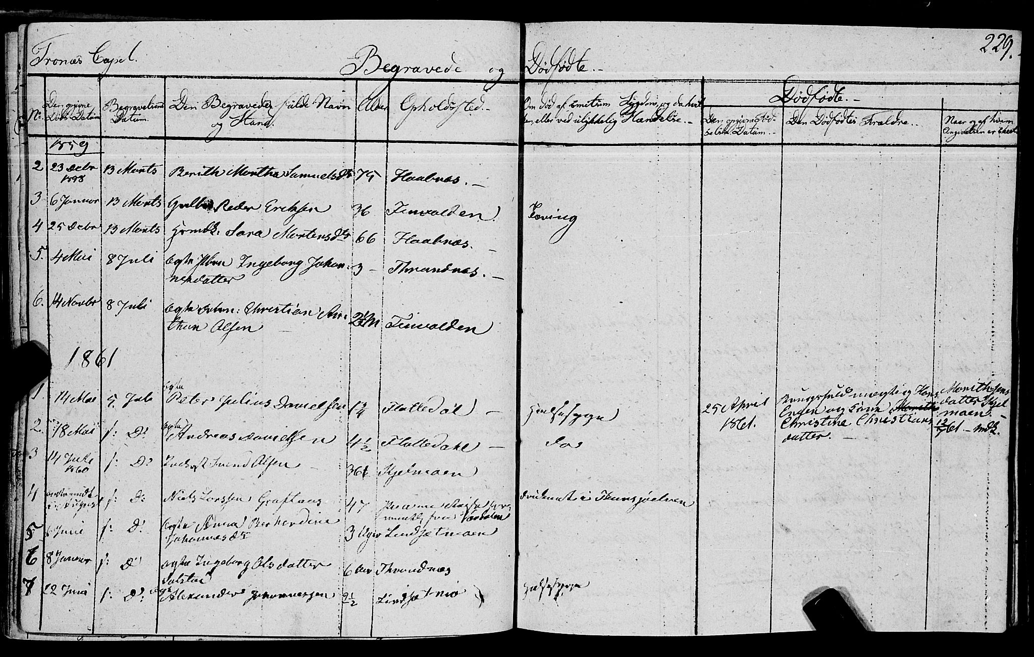 Ministerialprotokoller, klokkerbøker og fødselsregistre - Nord-Trøndelag, SAT/A-1458/762/L0538: Parish register (official) no. 762A02 /2, 1833-1879, p. 229