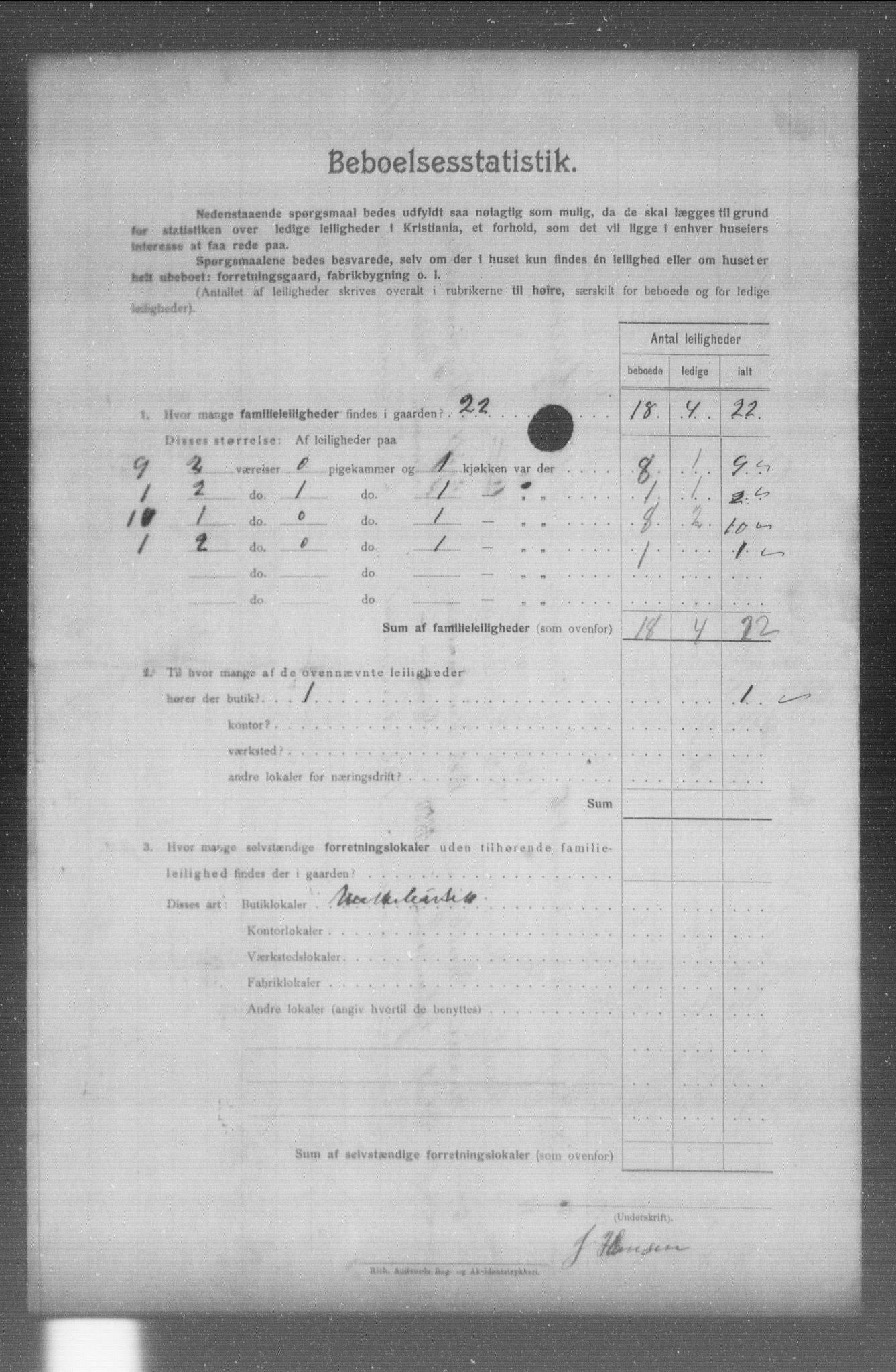 OBA, Municipal Census 1904 for Kristiania, 1904, p. 13253