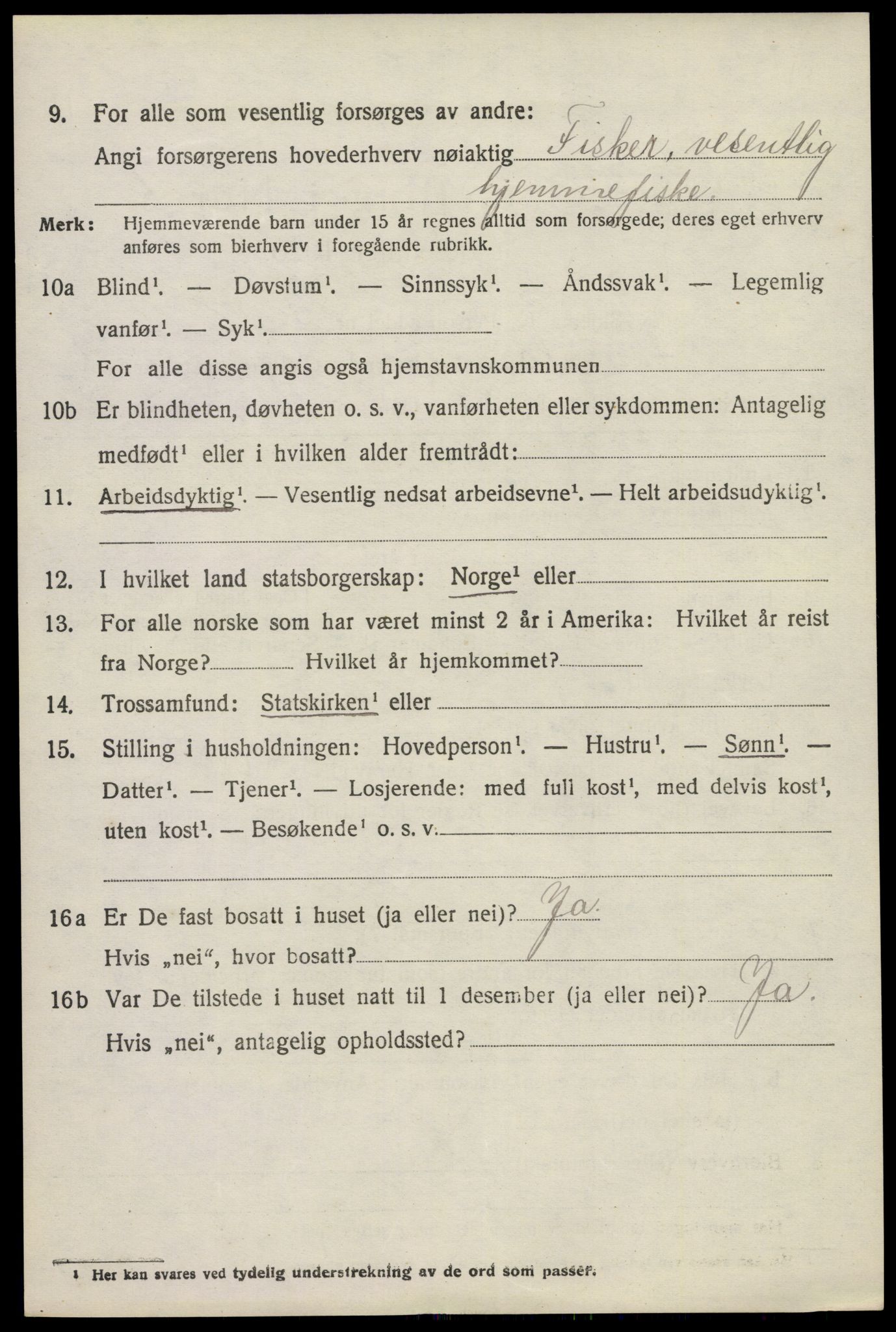 SAKO, 1920 census for Brunlanes, 1920, p. 4450