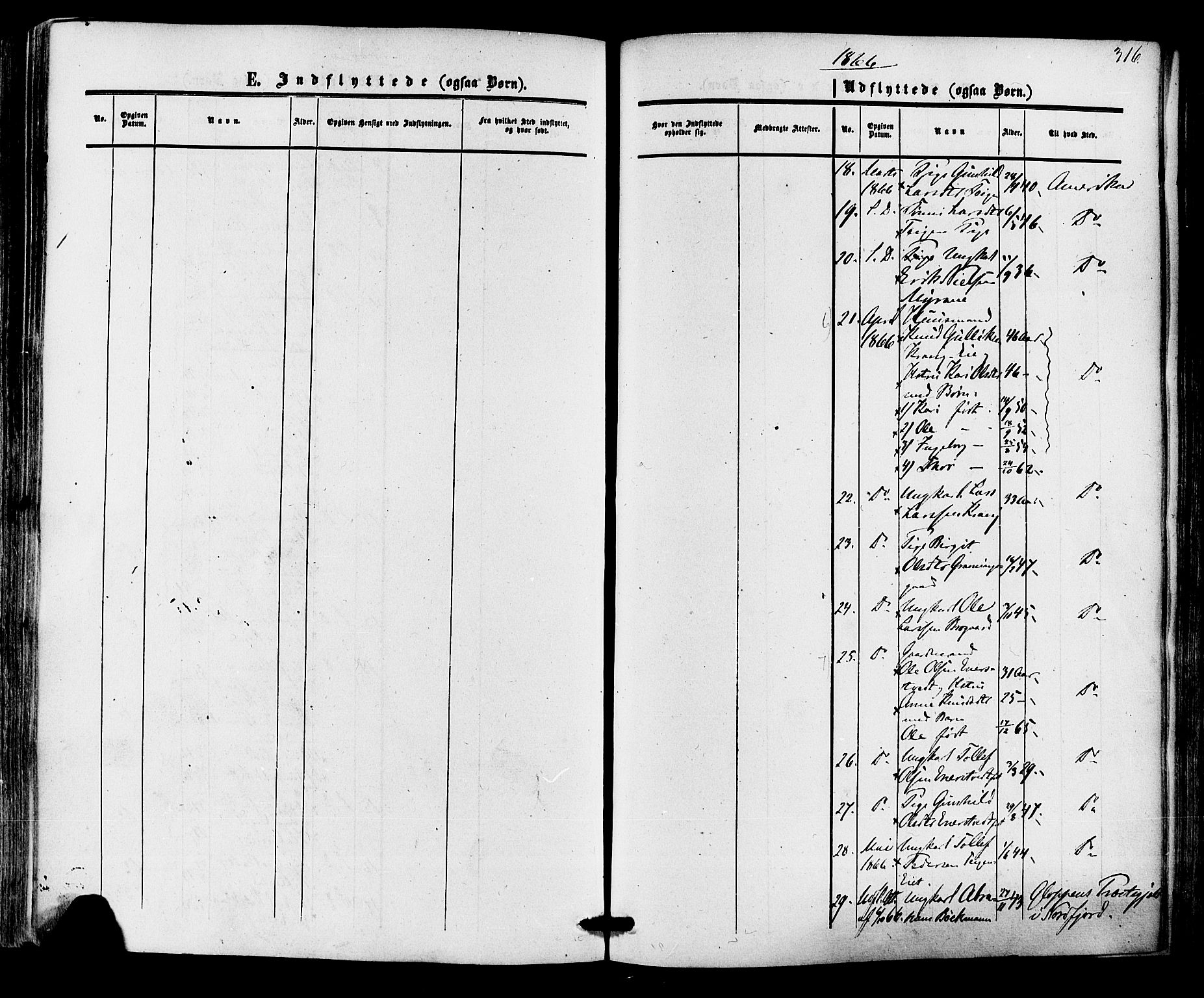 Nore kirkebøker, AV/SAKO-A-238/F/Fa/L0003: Parish register (official) no. I 3, 1858-1866, p. 316