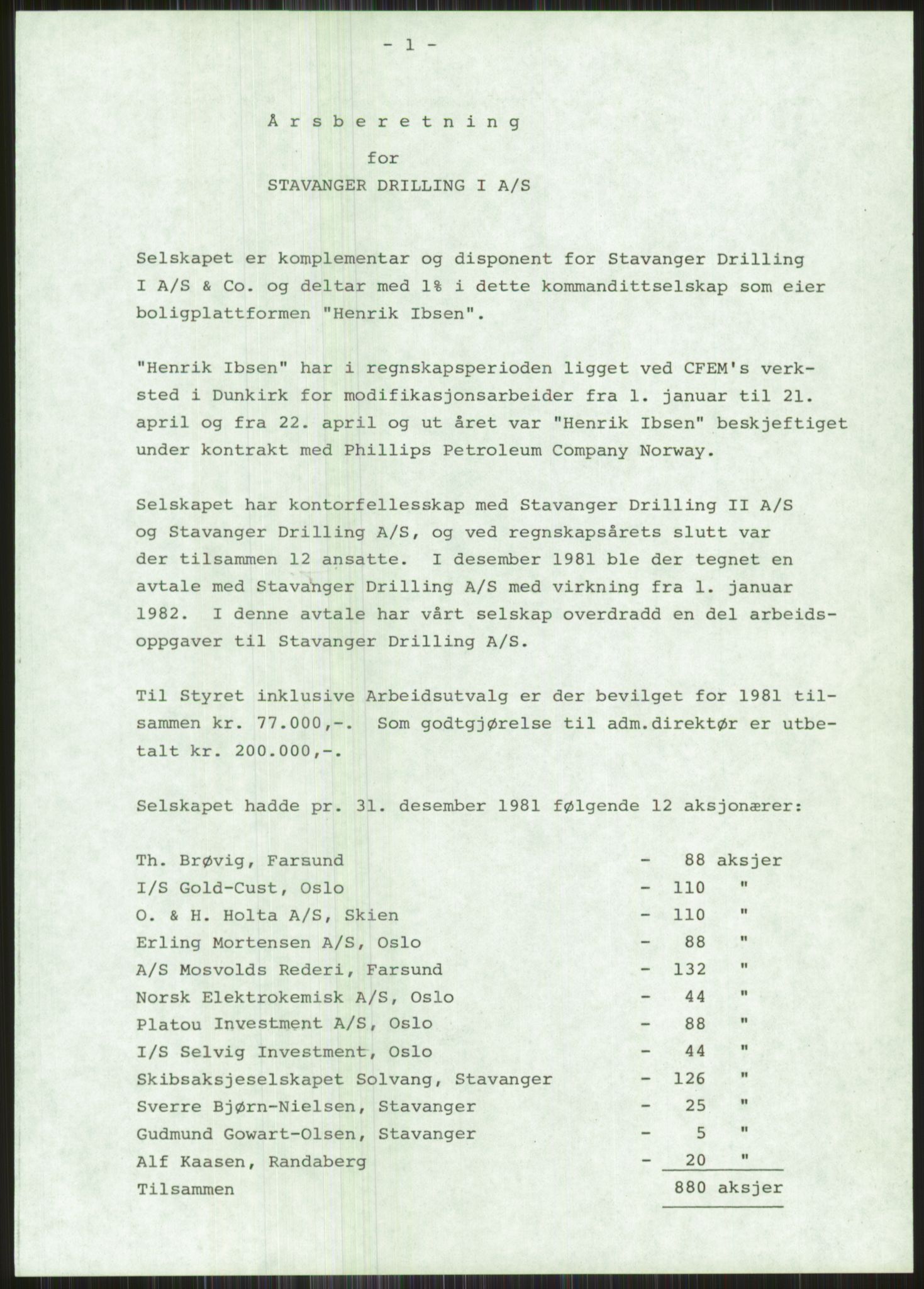 Pa 1503 - Stavanger Drilling AS, AV/SAST-A-101906/A/Ac/L0002: Årsberetninger, 1979-1982, p. 392