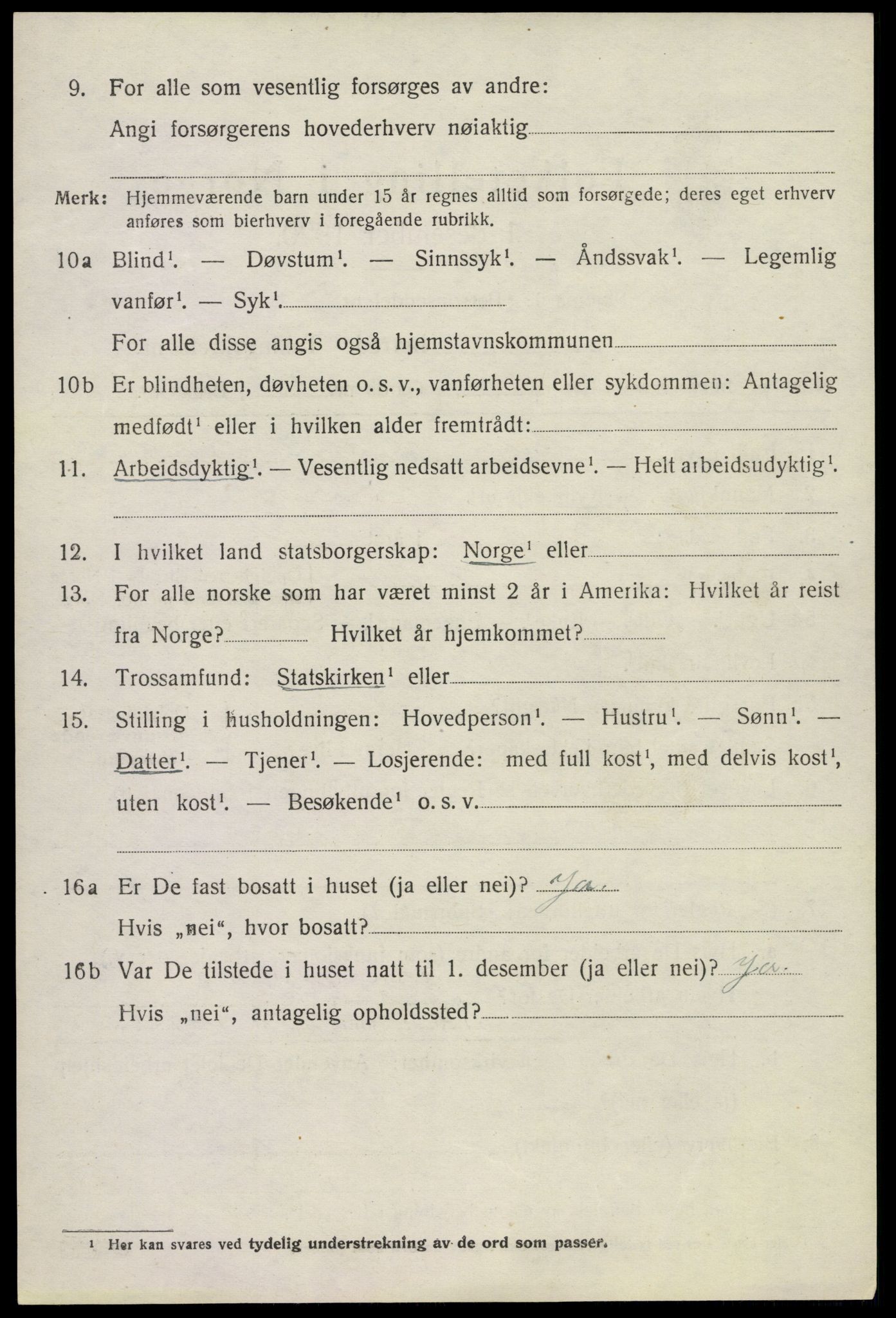 SAKO, 1920 census for Bø (Telemark), 1920, p. 6533