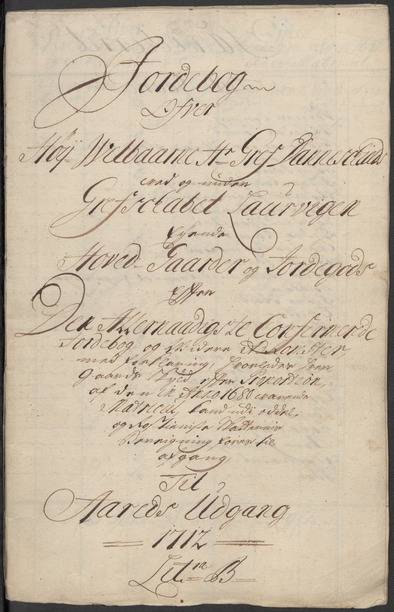 Rentekammeret inntil 1814, Reviderte regnskaper, Fogderegnskap, RA/EA-4092/R33/L1984: Fogderegnskap Larvik grevskap, 1712, p. 154