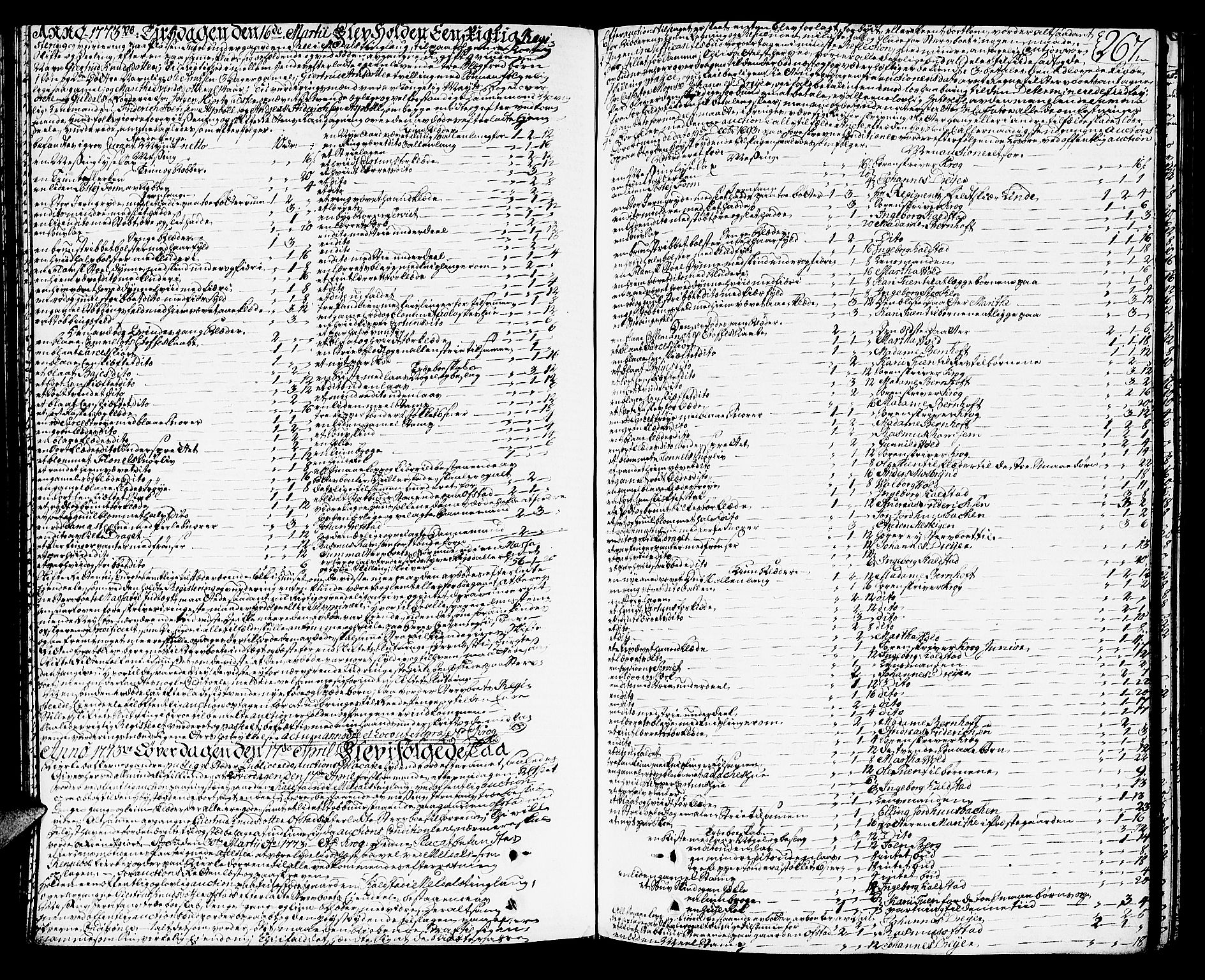 Orkdal sorenskriveri, SAT/A-4169/1/3/3Aa/L0007: Skifteprotokoller, 1767-1782, p. 266b-267a