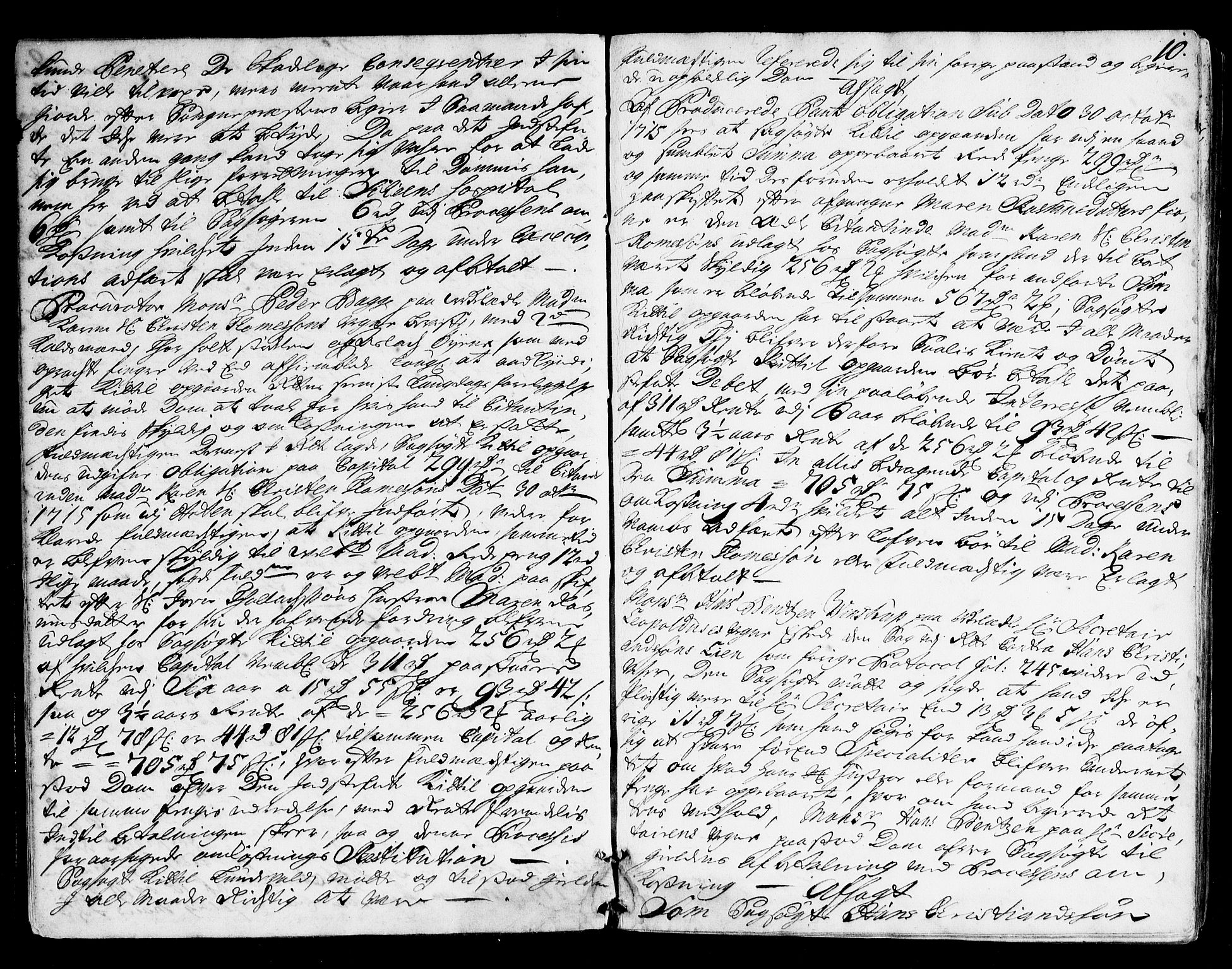 Vest-Telemark sorenskriveri, AV/SAKO-A-134/F/Fa/L0022: Tingbok, 1722-1724, p. 10