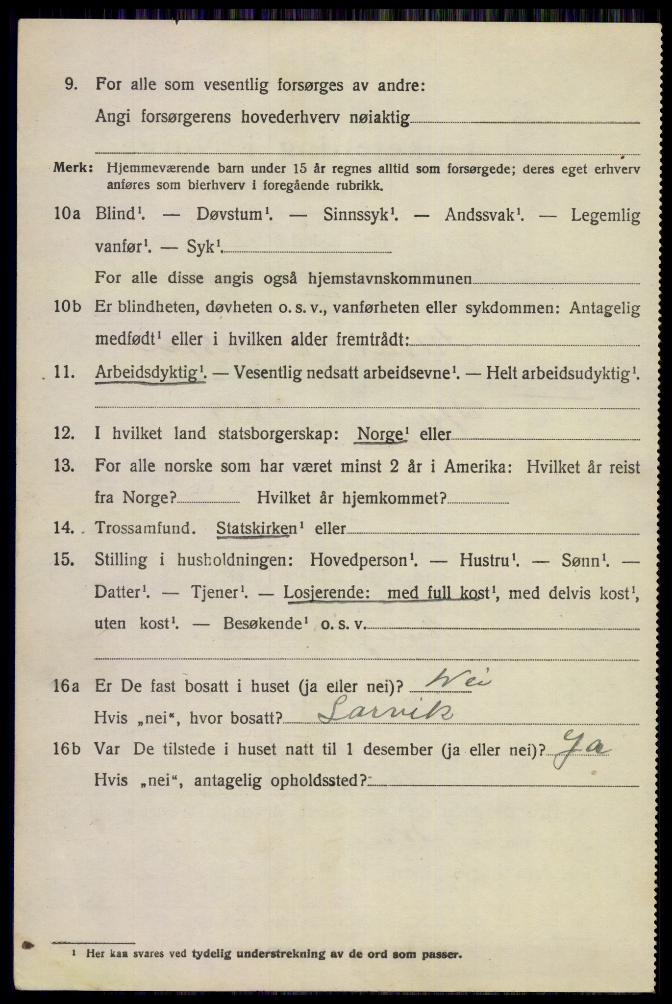 SAKO, 1920 census for Siljan, 1920, p. 926