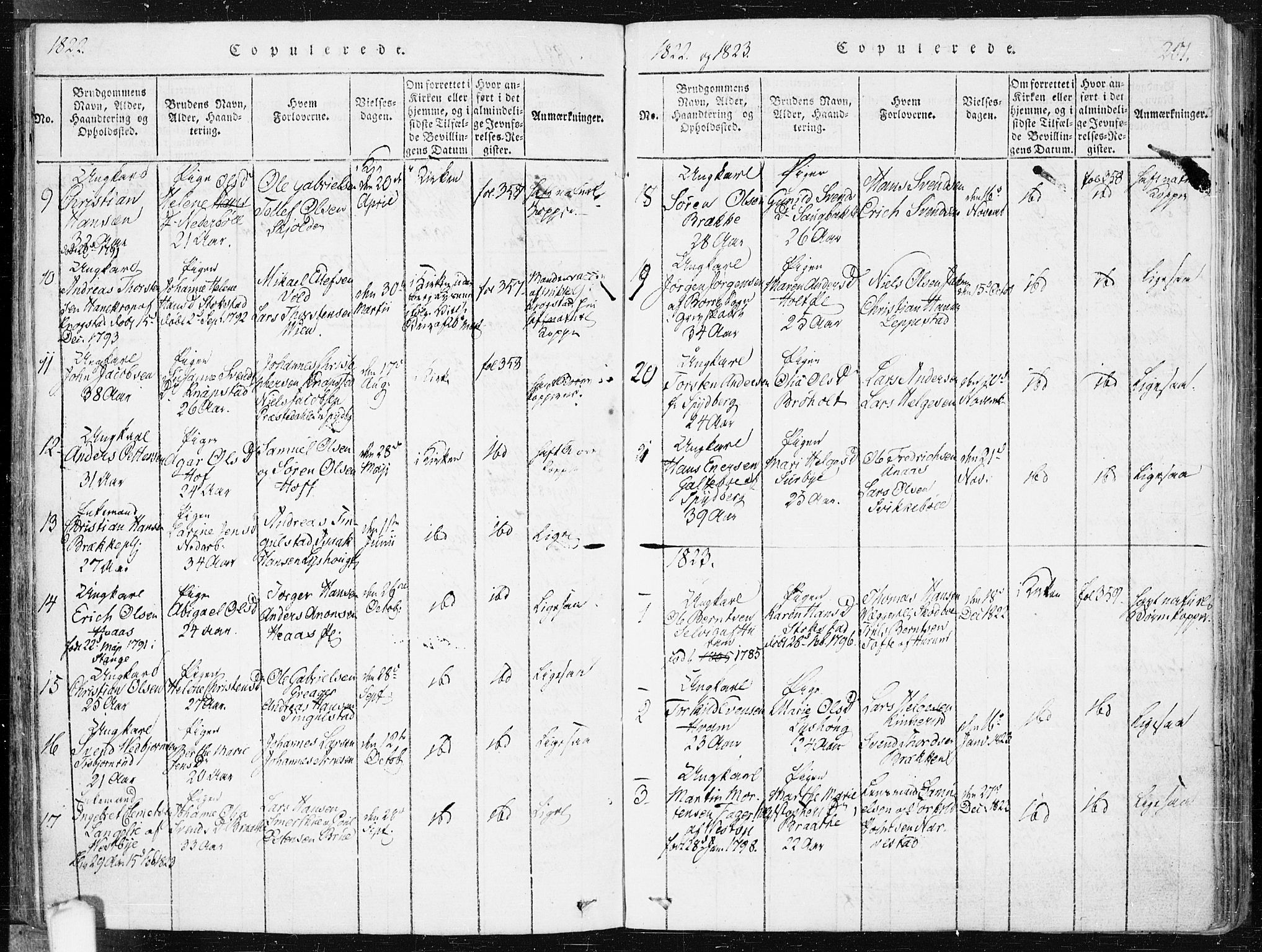 Hobøl prestekontor Kirkebøker, SAO/A-2002/F/Fa/L0002: Parish register (official) no. I 2, 1814-1841, p. 201