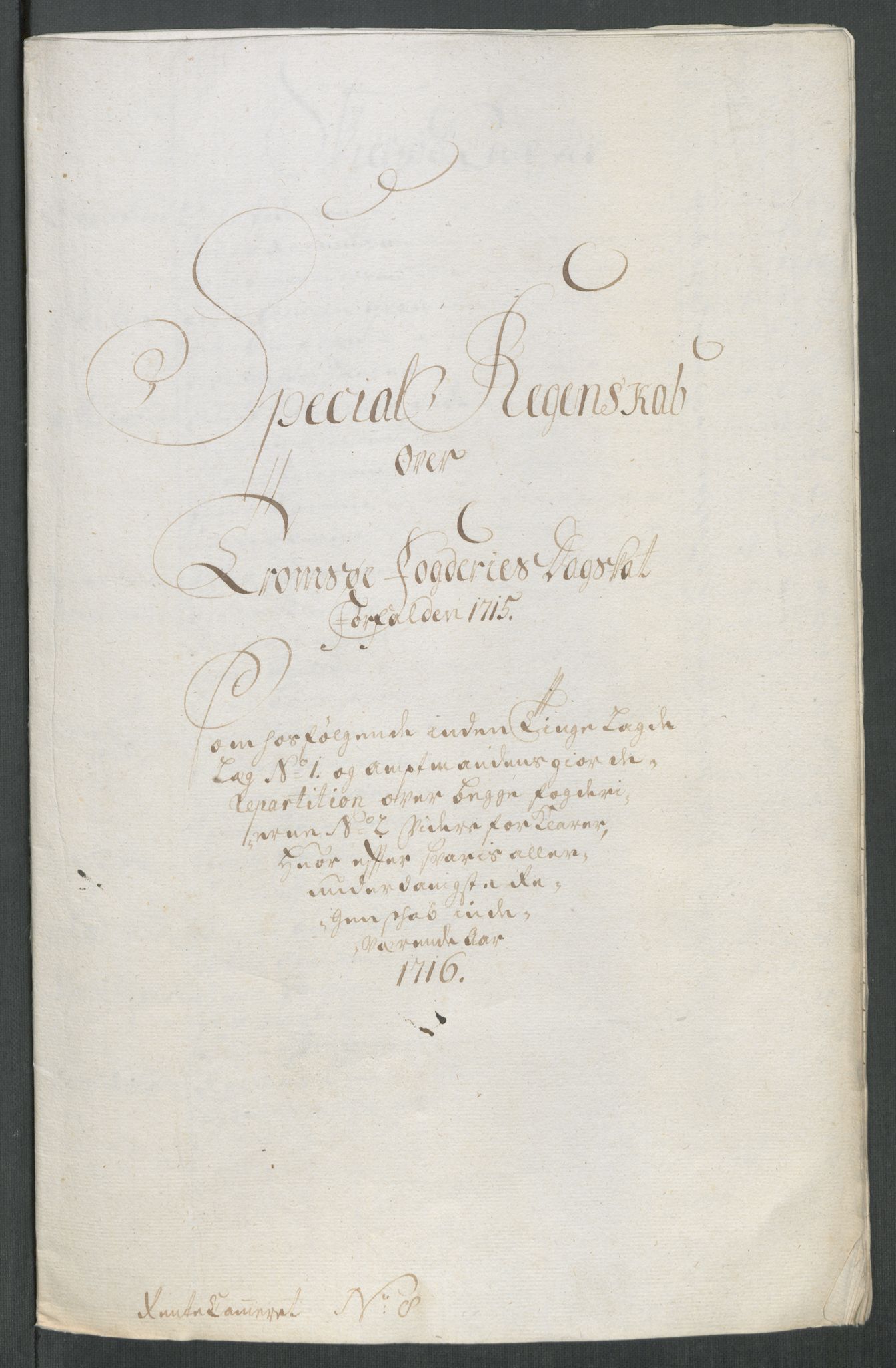 Rentekammeret inntil 1814, Reviderte regnskaper, Fogderegnskap, RA/EA-4092/R68/L4762: Fogderegnskap Senja og Troms, 1716, p. 103