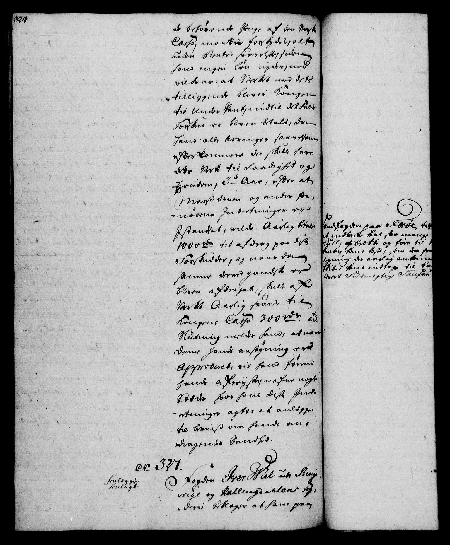 Rentekammeret, Kammerkanselliet, RA/EA-3111/G/Gh/Gha/L0033: Norsk ekstraktmemorialprotokoll (merket RK 53.78), 1755-1756, p. 324
