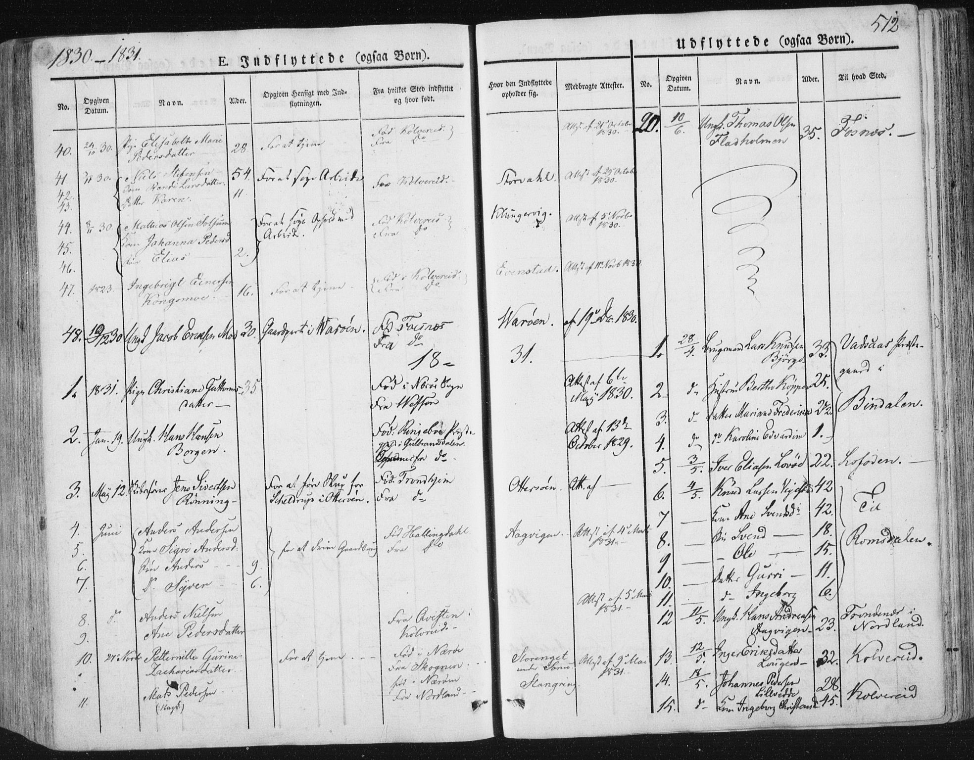 Ministerialprotokoller, klokkerbøker og fødselsregistre - Nord-Trøndelag, SAT/A-1458/784/L0669: Parish register (official) no. 784A04, 1829-1859, p. 512