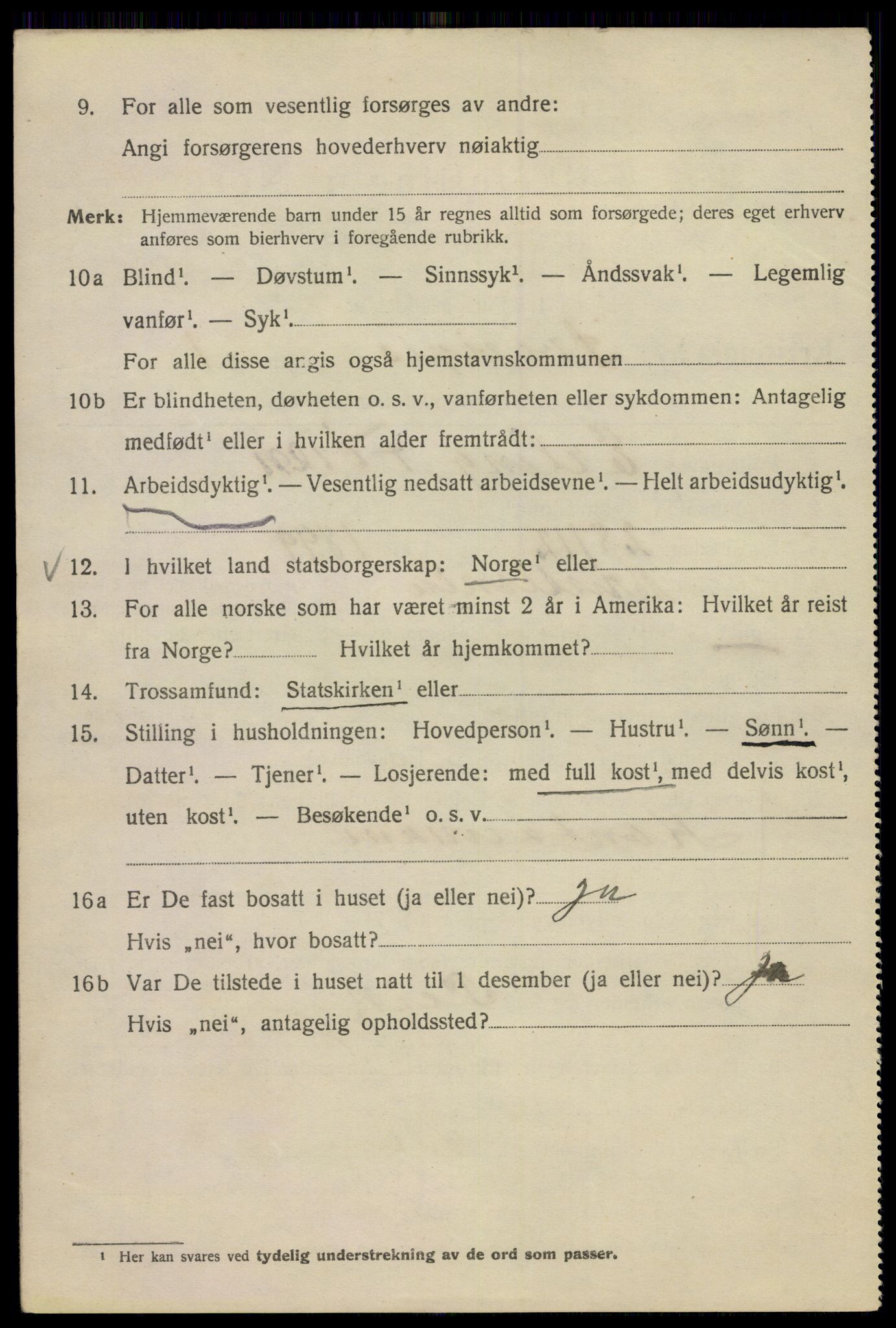 SAO, 1920 census for Kristiania, 1920, p. 558974