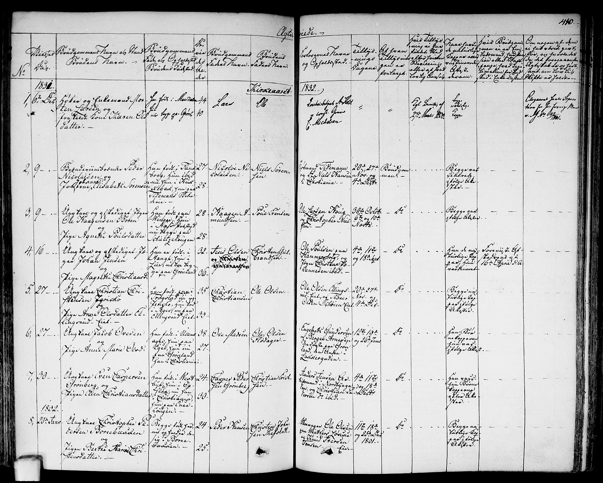 Aker prestekontor kirkebøker, SAO/A-10861/F/L0013: Parish register (official) no. 13, 1828-1837, p. 410