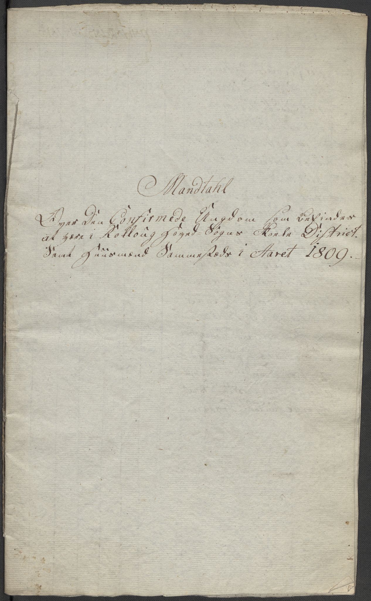 Riksarkivets diplomsamling, AV/RA-EA-5965/F15/L0018: Prestearkiv - Buskerud, 1764-1814, p. 255