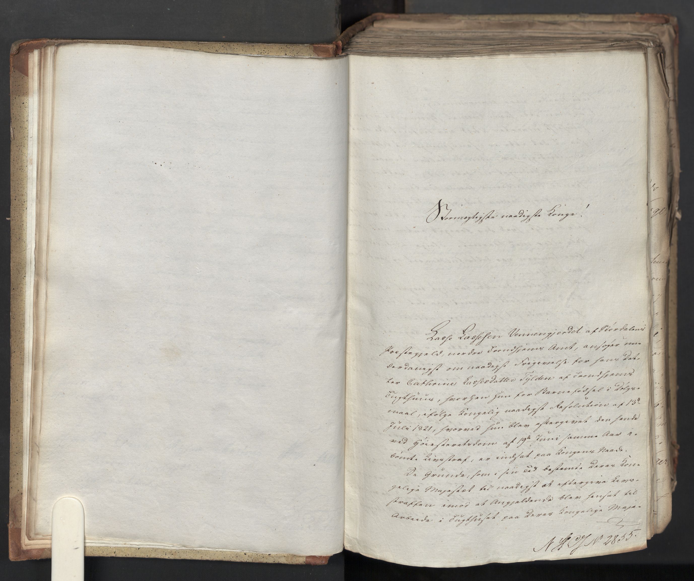 Statsrådsavdelingen i Stockholm, AV/RA-S-1003/D/Da/L0044: Regjeringsinnstillinger nr. 2846-3066, 1825, p. 22
