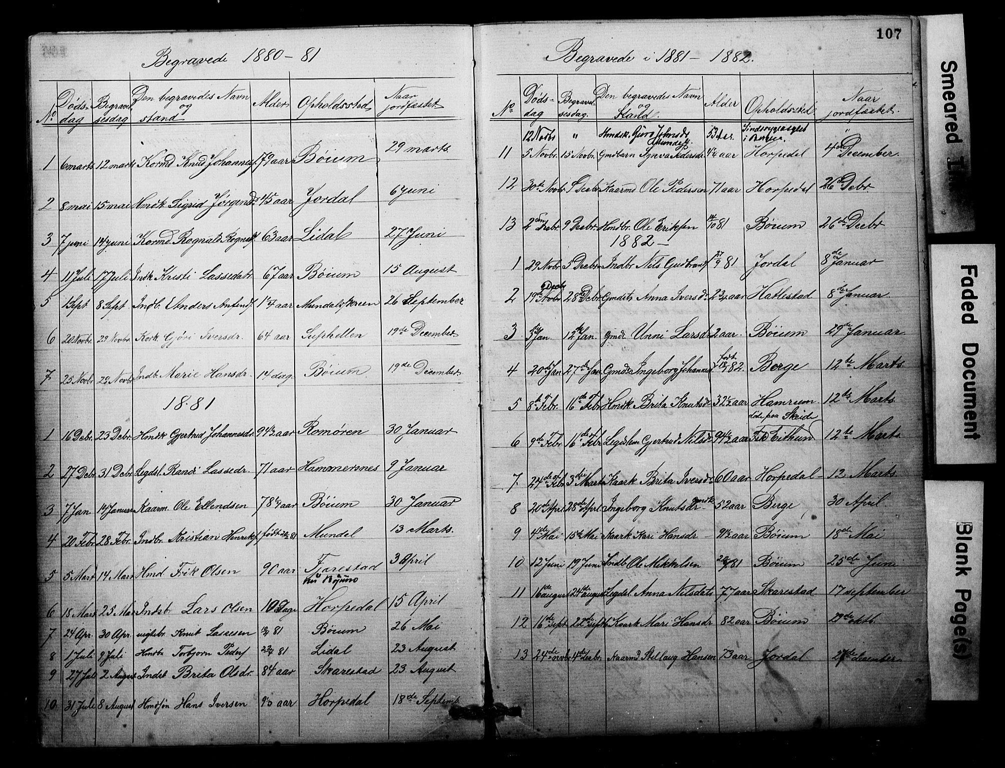 Balestrand sokneprestembete, AV/SAB-A-79601/H/Hab/Habb/L0001a: Parish register (copy) no. B 1a, 1880-1916, p. 107