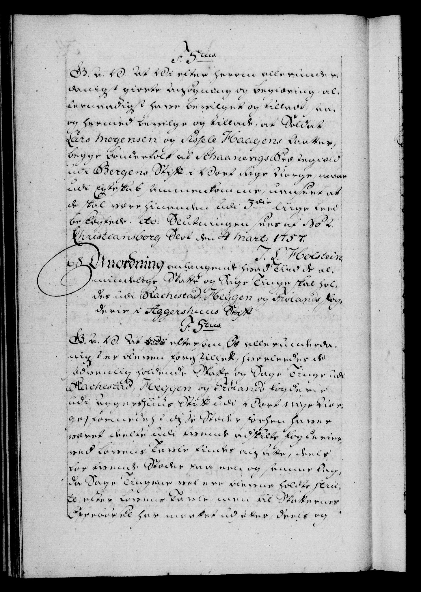 Danske Kanselli 1572-1799, RA/EA-3023/F/Fc/Fca/Fcaa/L0040: Norske registre, 1757-1759, p. 34b