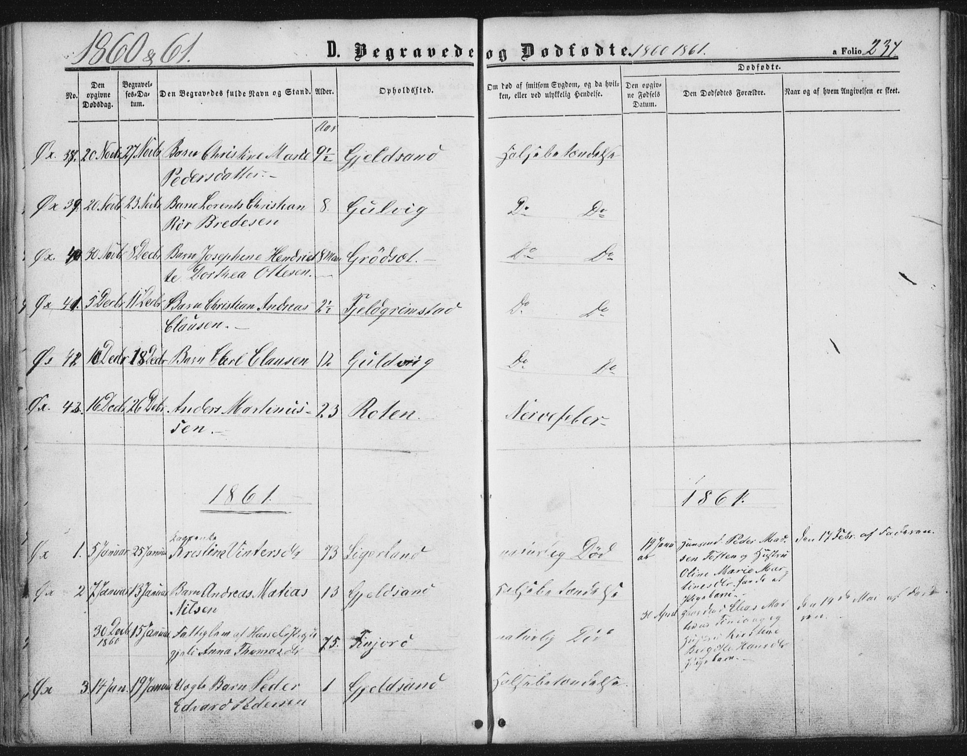 Ministerialprotokoller, klokkerbøker og fødselsregistre - Nordland, AV/SAT-A-1459/893/L1333: Parish register (official) no. 893A06, 1858-1866, p. 234