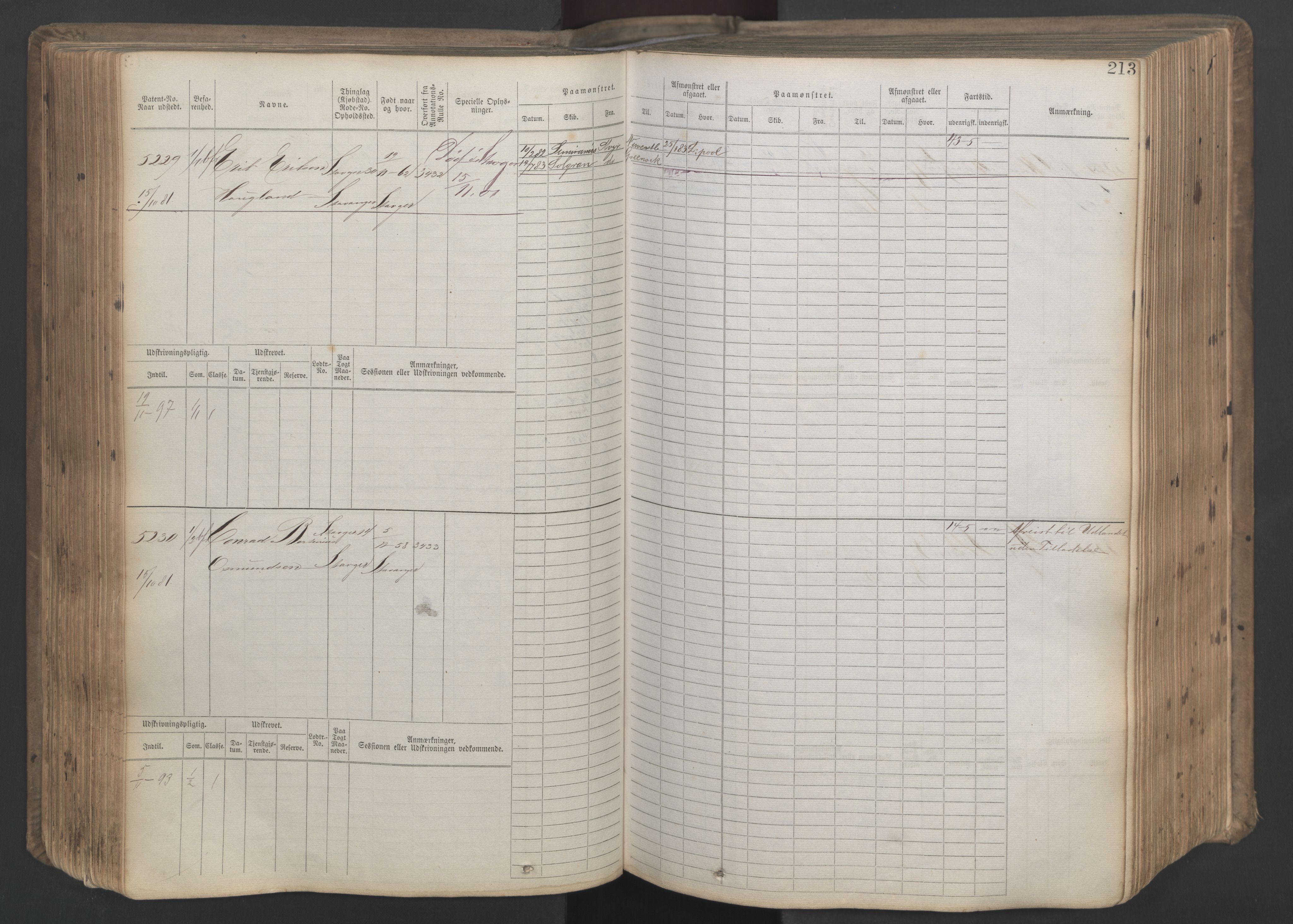 Stavanger sjømannskontor, AV/SAST-A-102006/F/Fb/Fbb/L0020: Sjøfartshovedrulle patnentnr. 4803-6004 (dublett), 1879, p. 218