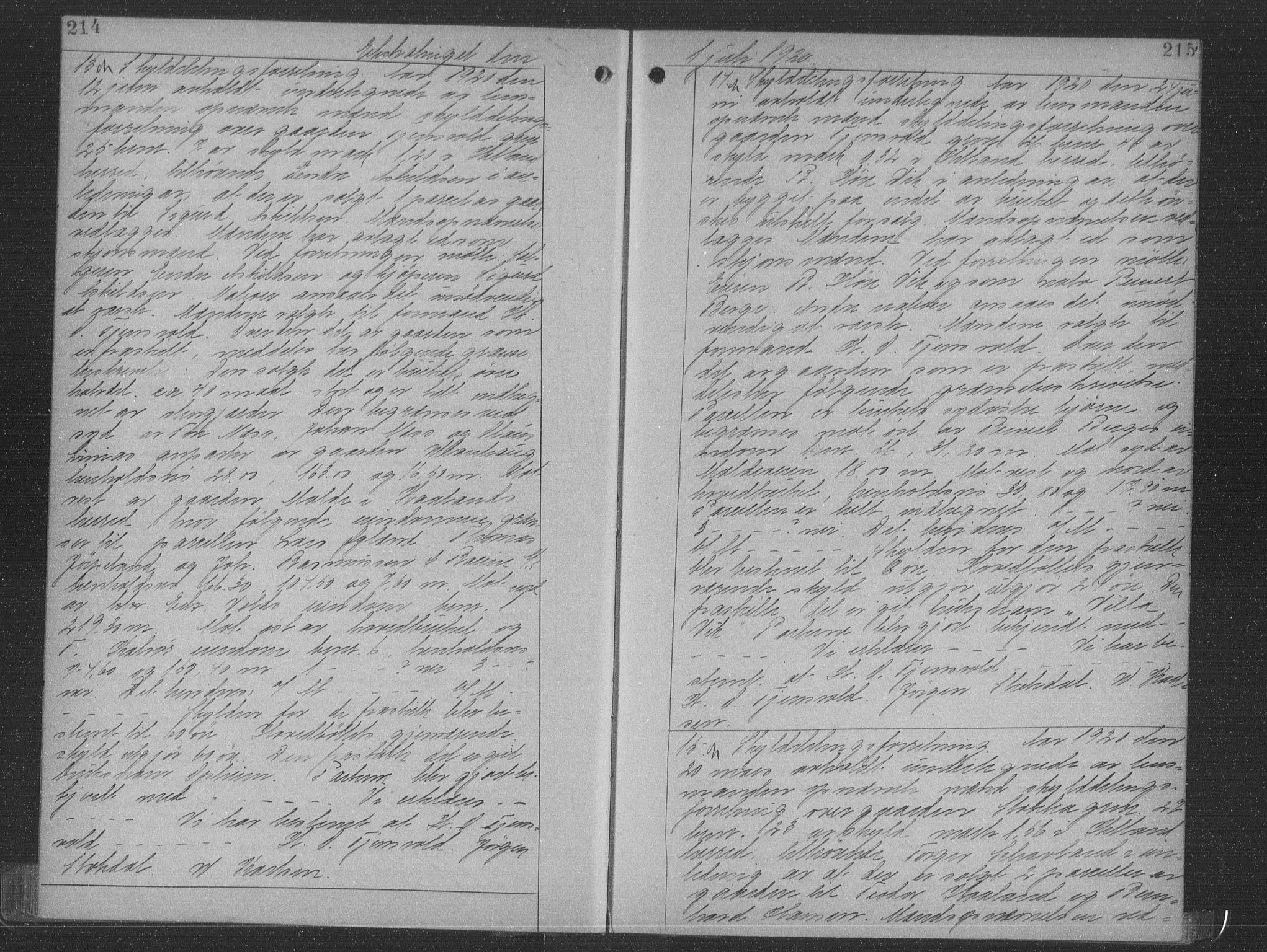 Jæren sorenskriveri, SAST/A-100310/01/4/41/41BF/L0037: Mortgage book no. 34a, 1920-1920, p. 214-215