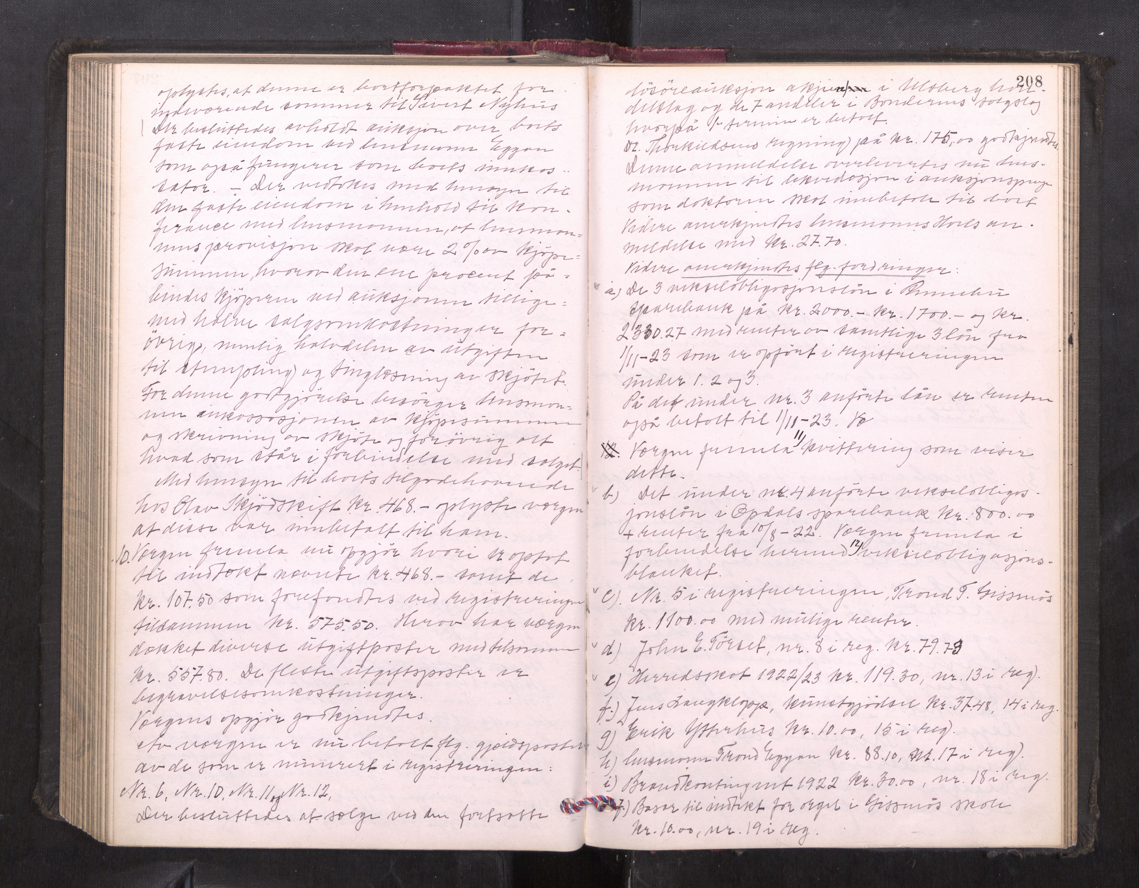 Orkdal sorenskriveri, AV/SAT-A-4169/1/3/3B/L0013: Skiftebehandlingsprotokoll, 1914-1925, p. 207b-208a