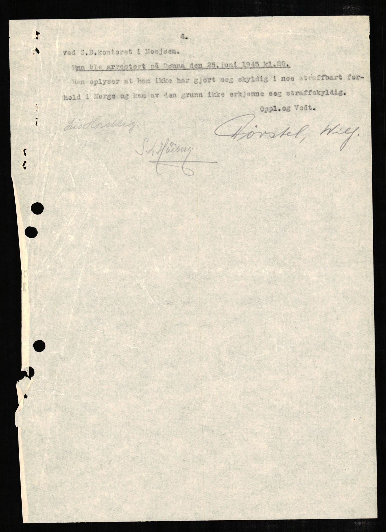 Forsvaret, Forsvarets overkommando II, AV/RA-RAFA-3915/D/Db/L0006: CI Questionaires. Tyske okkupasjonsstyrker i Norge. Tyskere., 1945-1946, p. 413