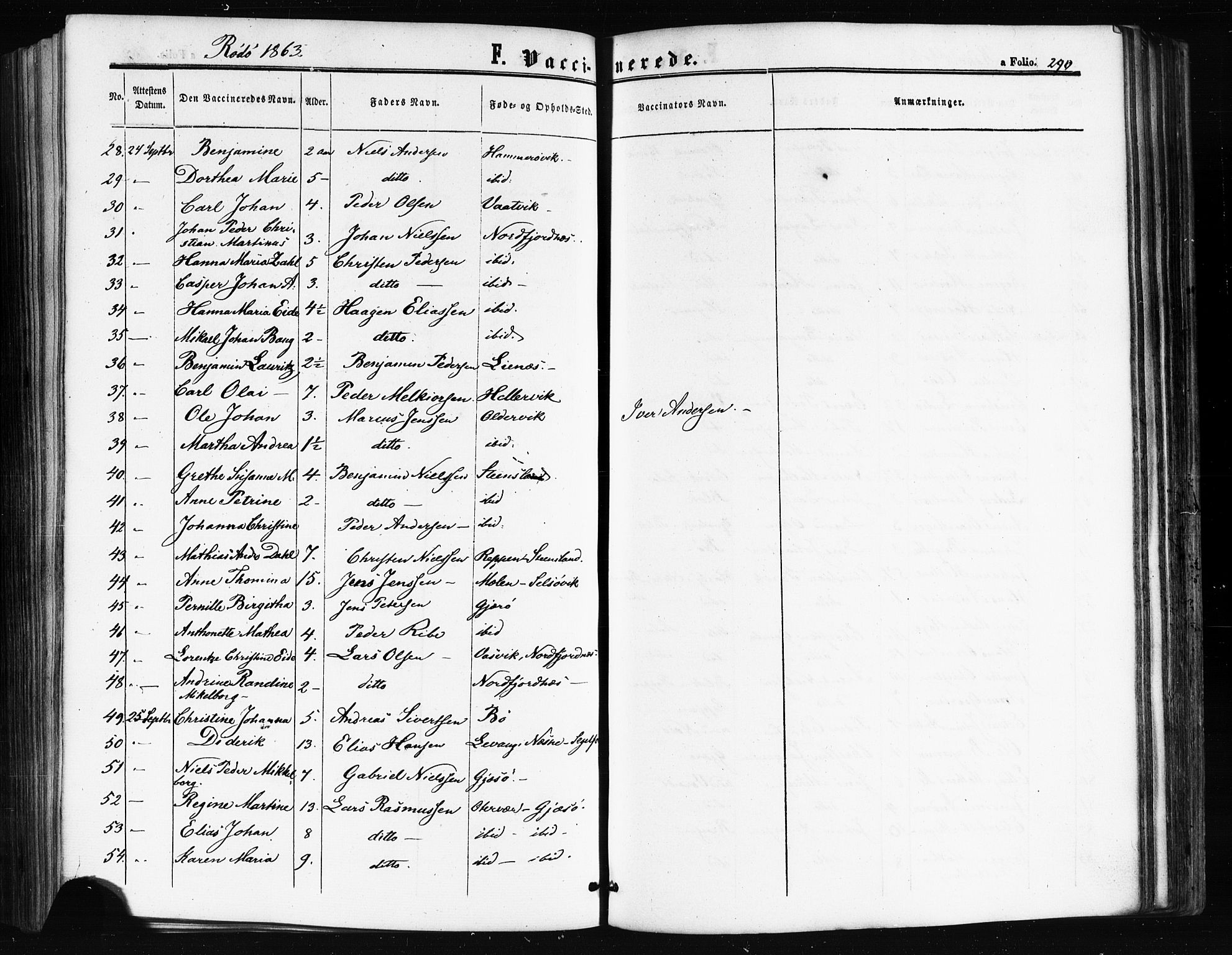Ministerialprotokoller, klokkerbøker og fødselsregistre - Nordland, SAT/A-1459/841/L0607: Parish register (official) no. 841A11 /1, 1863-1877, p. 290