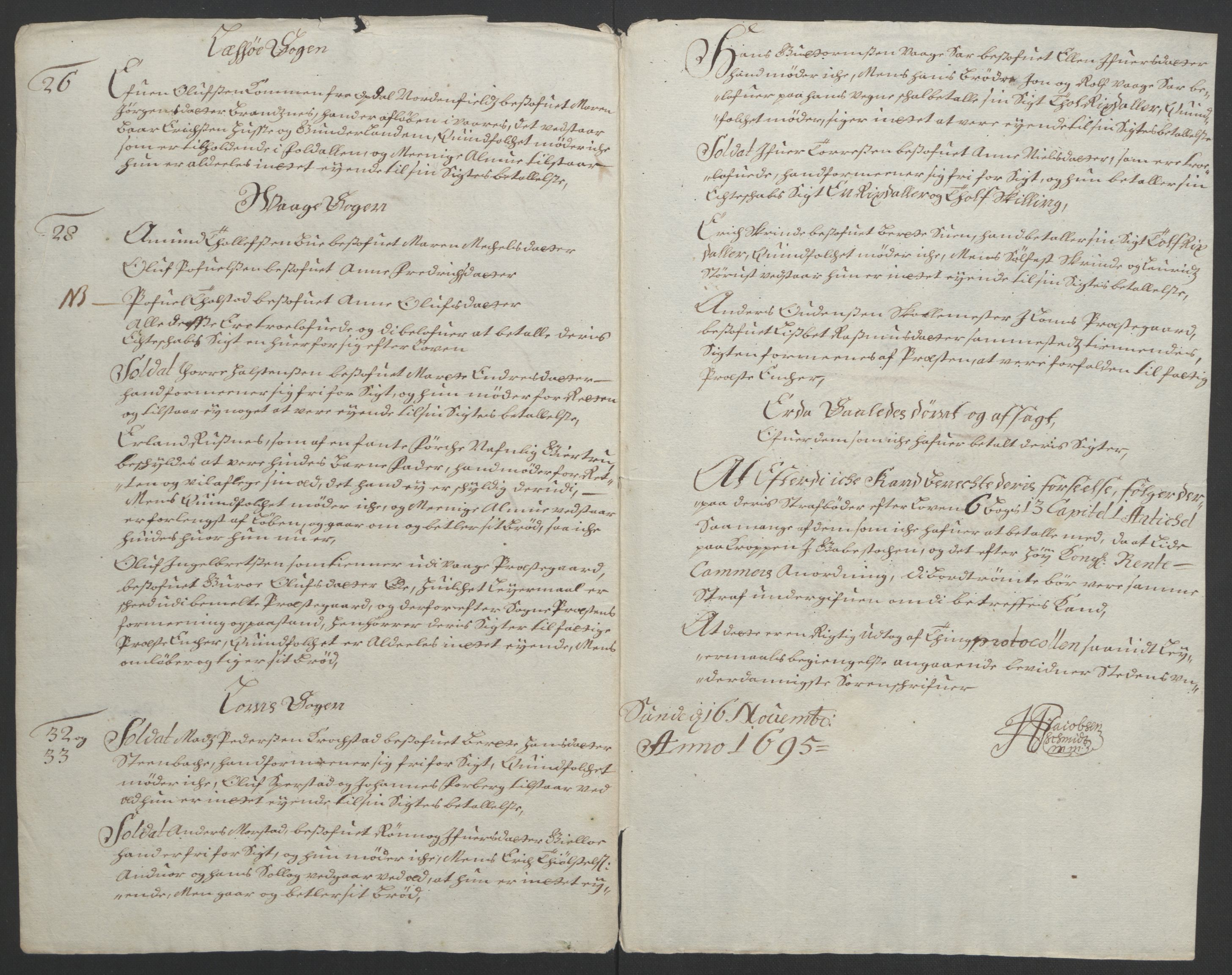 Rentekammeret inntil 1814, Reviderte regnskaper, Fogderegnskap, RA/EA-4092/R17/L1169: Fogderegnskap Gudbrandsdal, 1695, p. 33