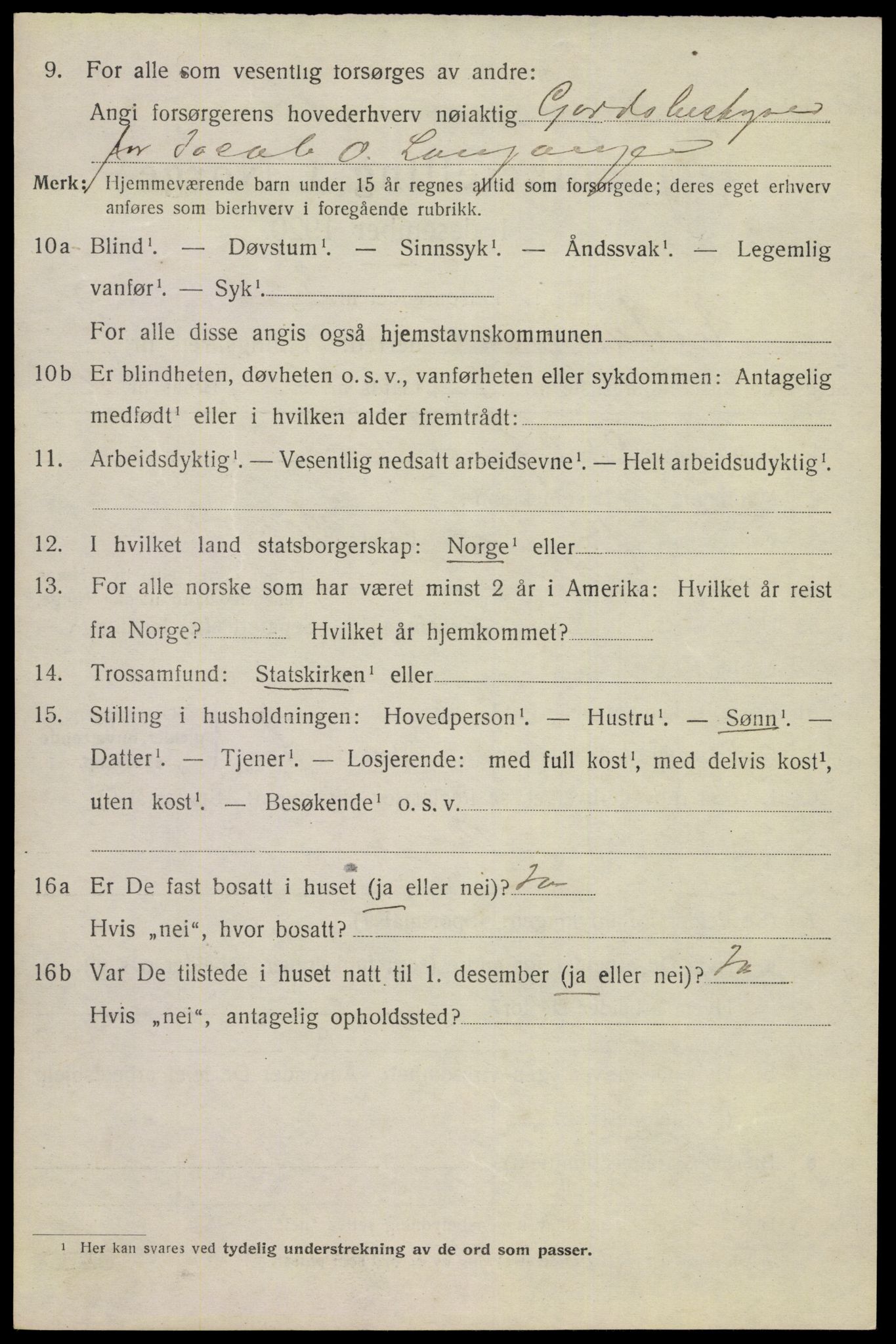 SAKO, 1920 census for Eidanger, 1920, p. 4105