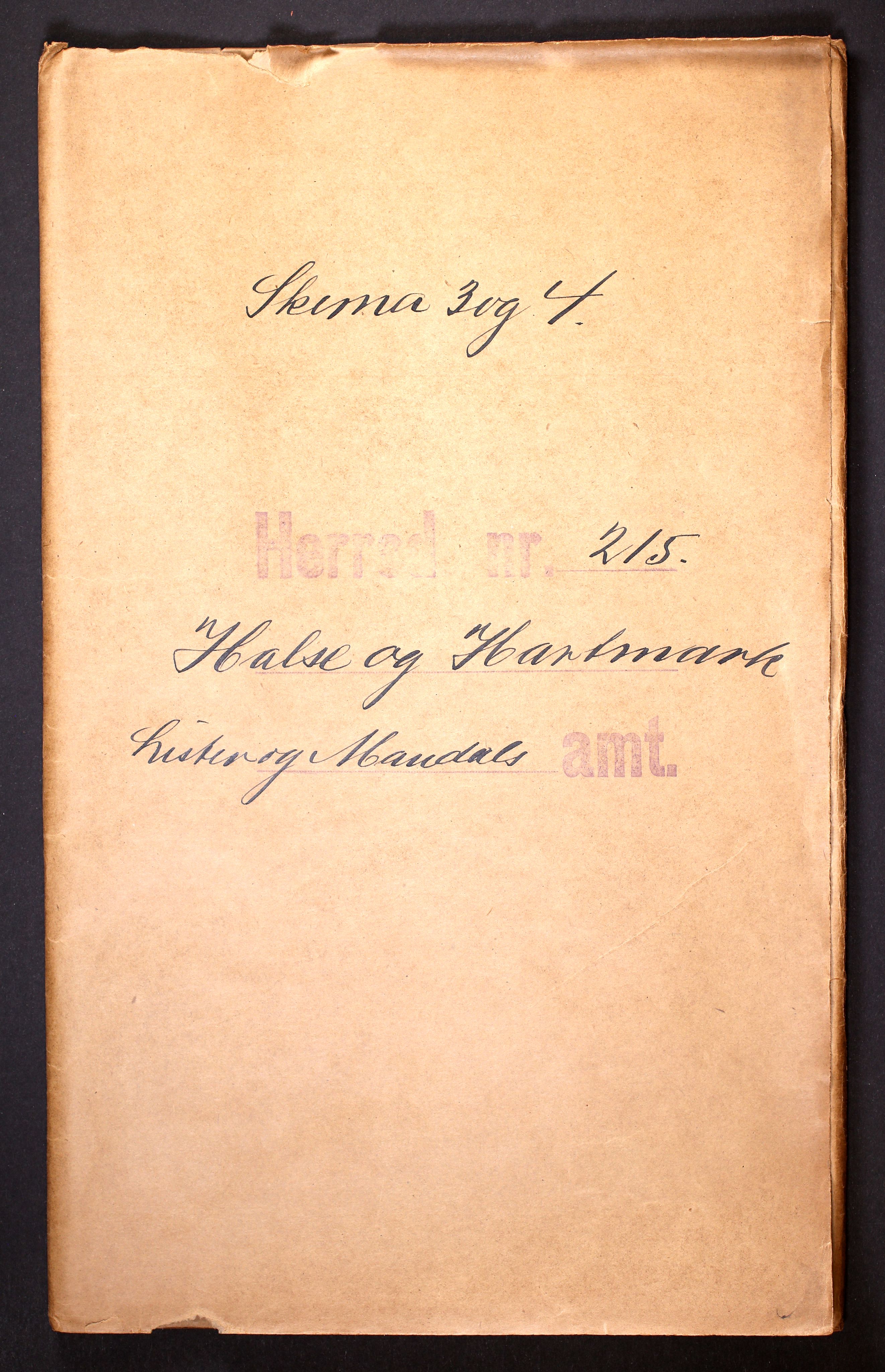 RA, 1910 census for Halse og Harkmark, 1910, p. 1