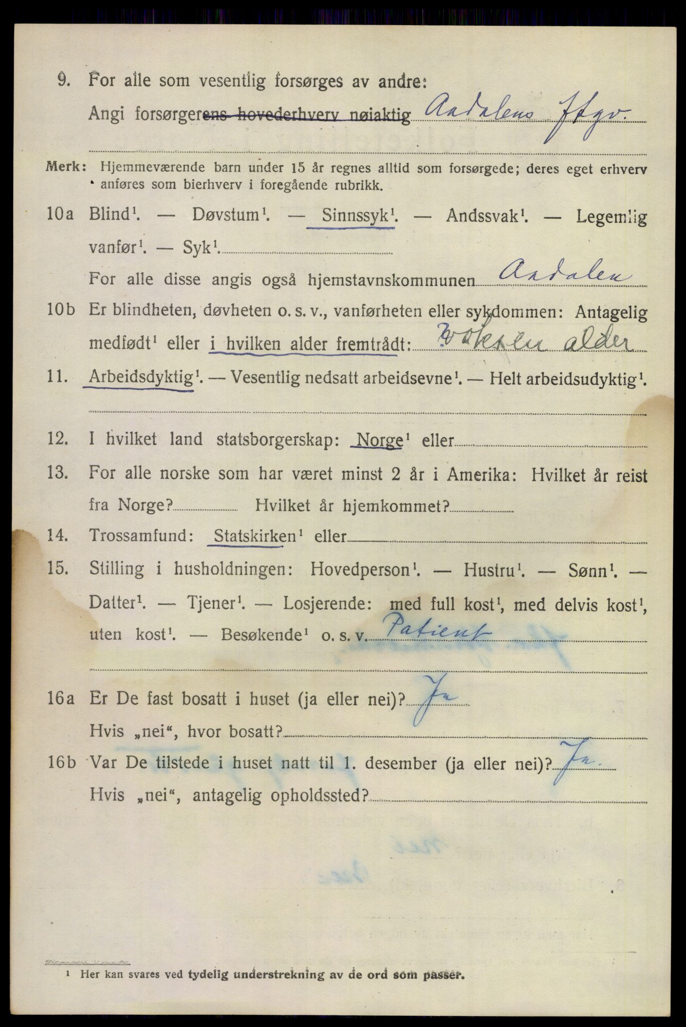 SAKO, 1920 census for Hurum, 1920, p. 12025