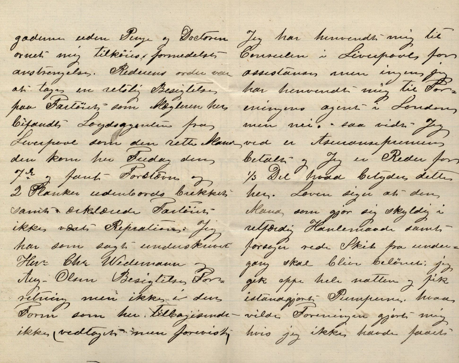 Pa 63 - Østlandske skibsassuranceforening, VEMU/A-1079/G/Ga/L0030/0001: Havaridokumenter / Leif, Korsvei, Margret, Mangerton, Mathilde, Island, Andover, 1893, p. 110