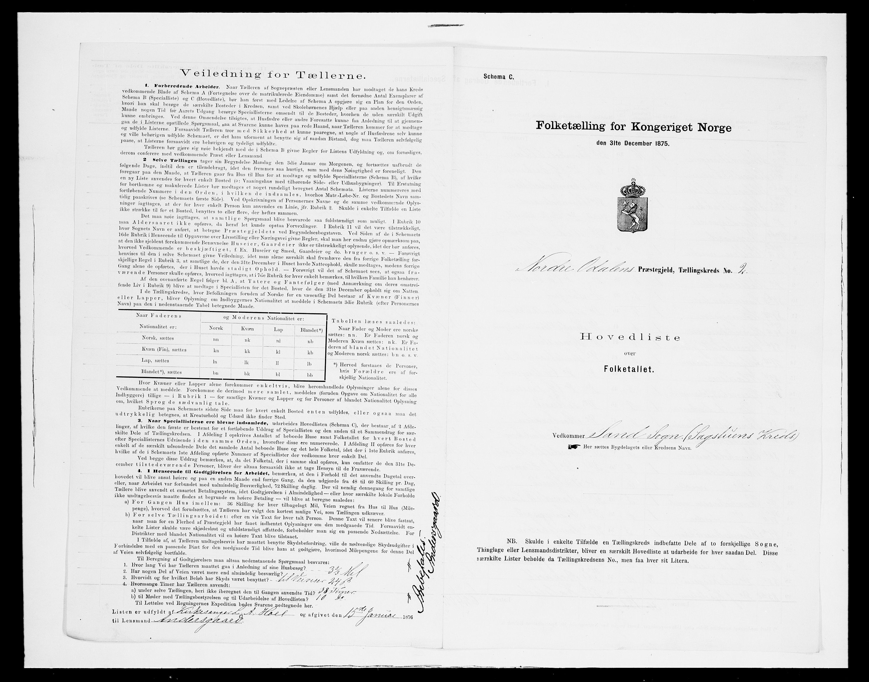 SAH, 1875 census for 0418P Nord-Odal, 1875, p. 18