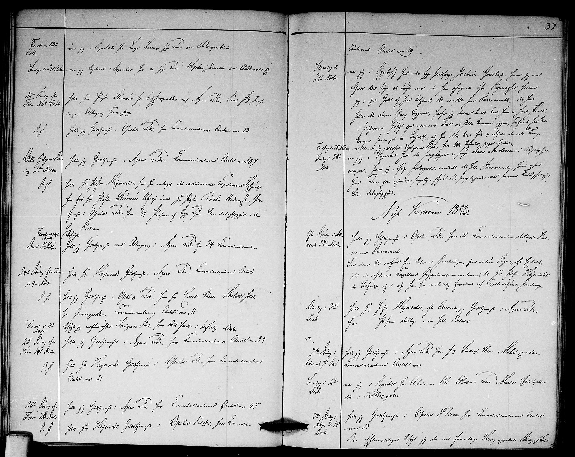 Aker prestekontor kirkebøker, AV/SAO-A-10861/F/L0018: Parish register (official) no. 18, 1829-1853, p. 37