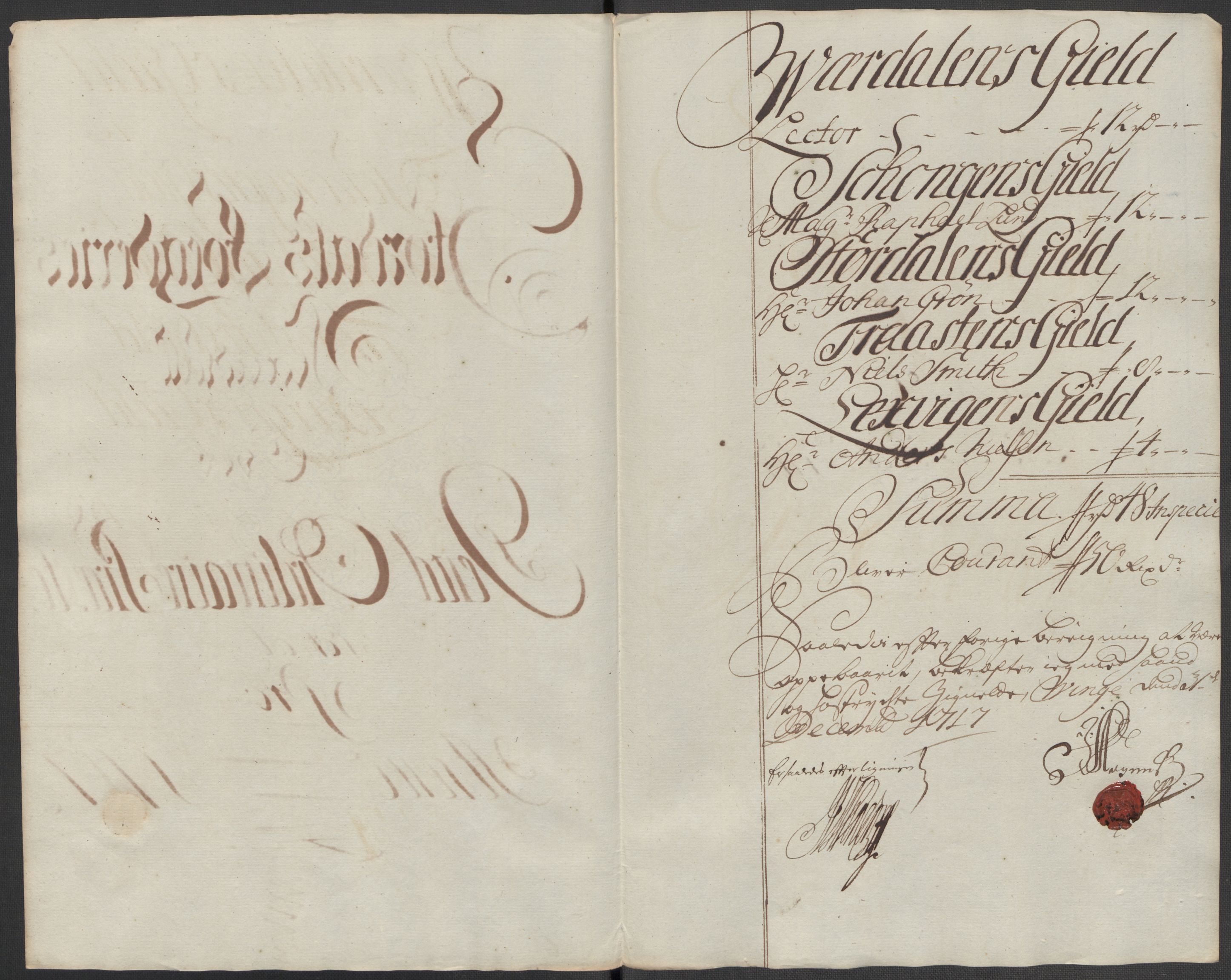 Rentekammeret inntil 1814, Reviderte regnskaper, Fogderegnskap, RA/EA-4092/R62/L4207: Fogderegnskap Stjørdal og Verdal, 1717, p. 131