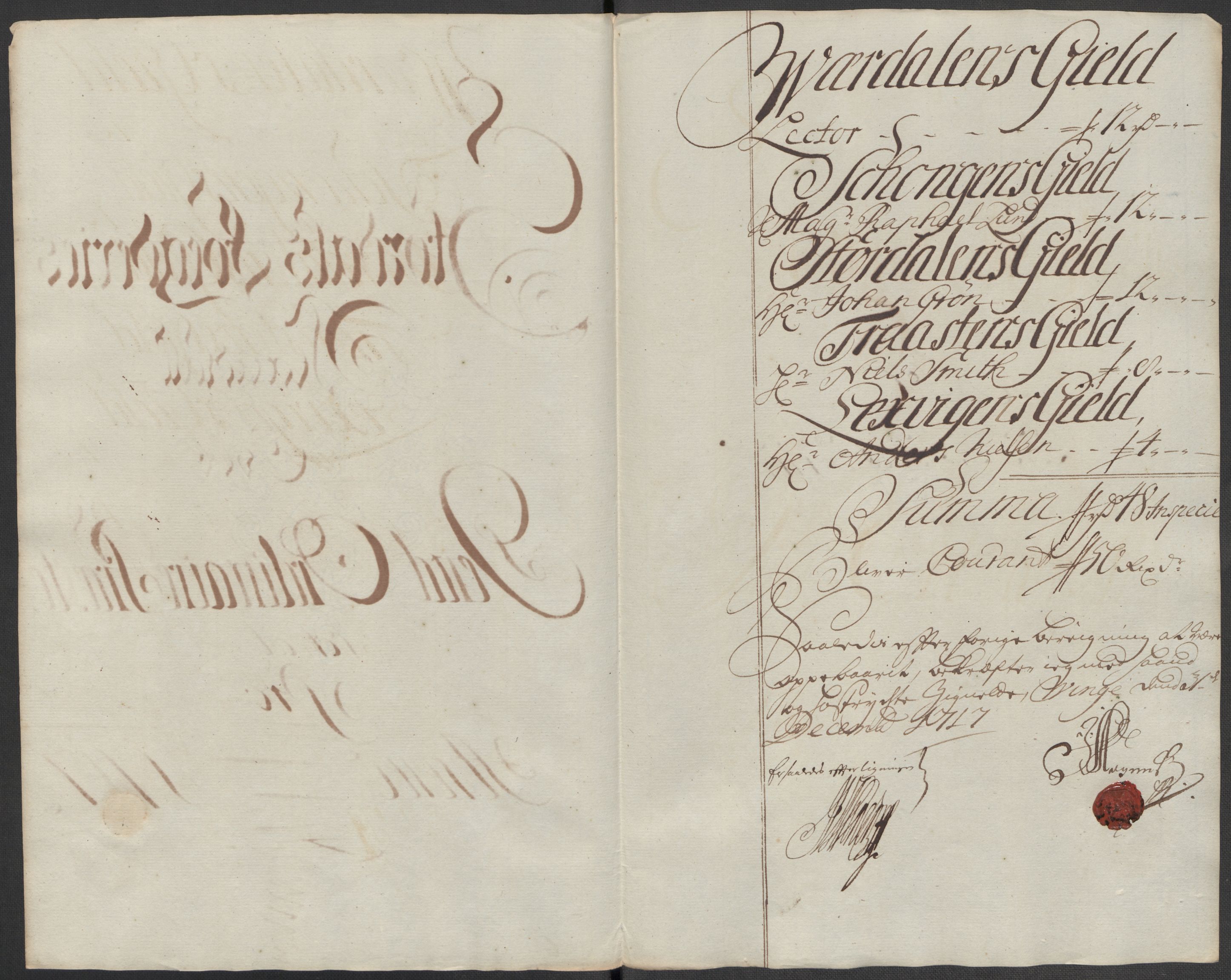Rentekammeret inntil 1814, Reviderte regnskaper, Fogderegnskap, AV/RA-EA-4092/R62/L4207: Fogderegnskap Stjørdal og Verdal, 1717, p. 131