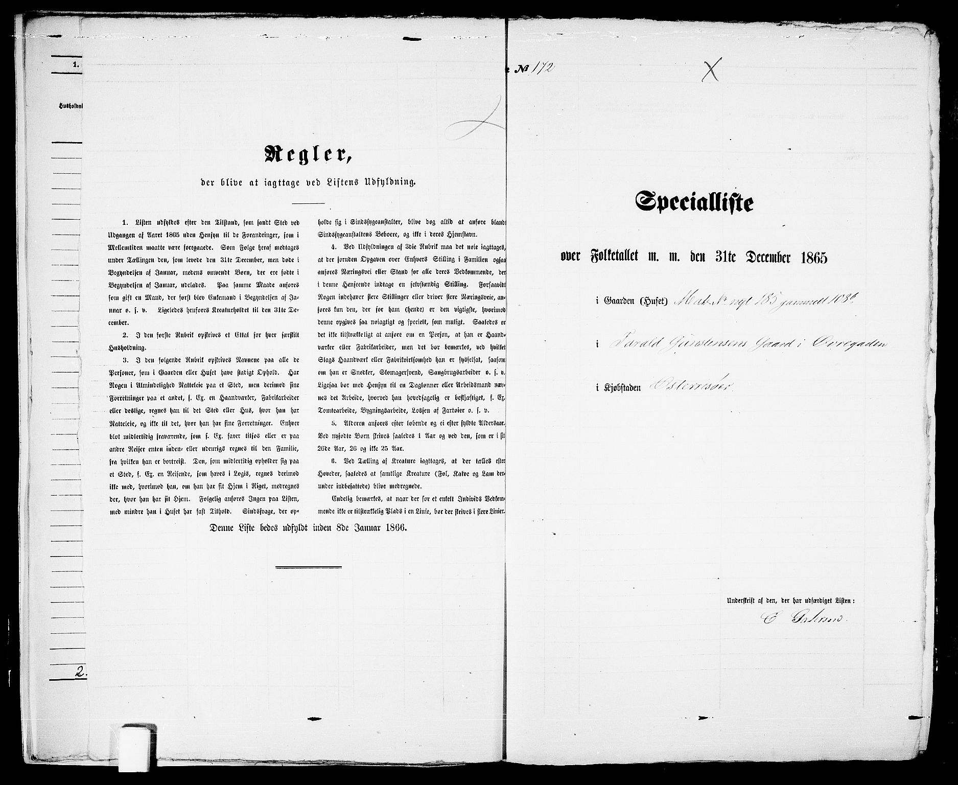 RA, 1865 census for Risør/Risør, 1865, p. 355