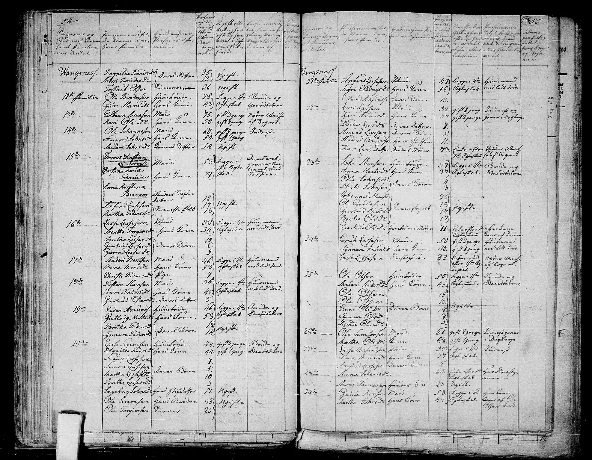 RA, 1801 census for 1419P Leikanger, 1801, p. 193b-194a