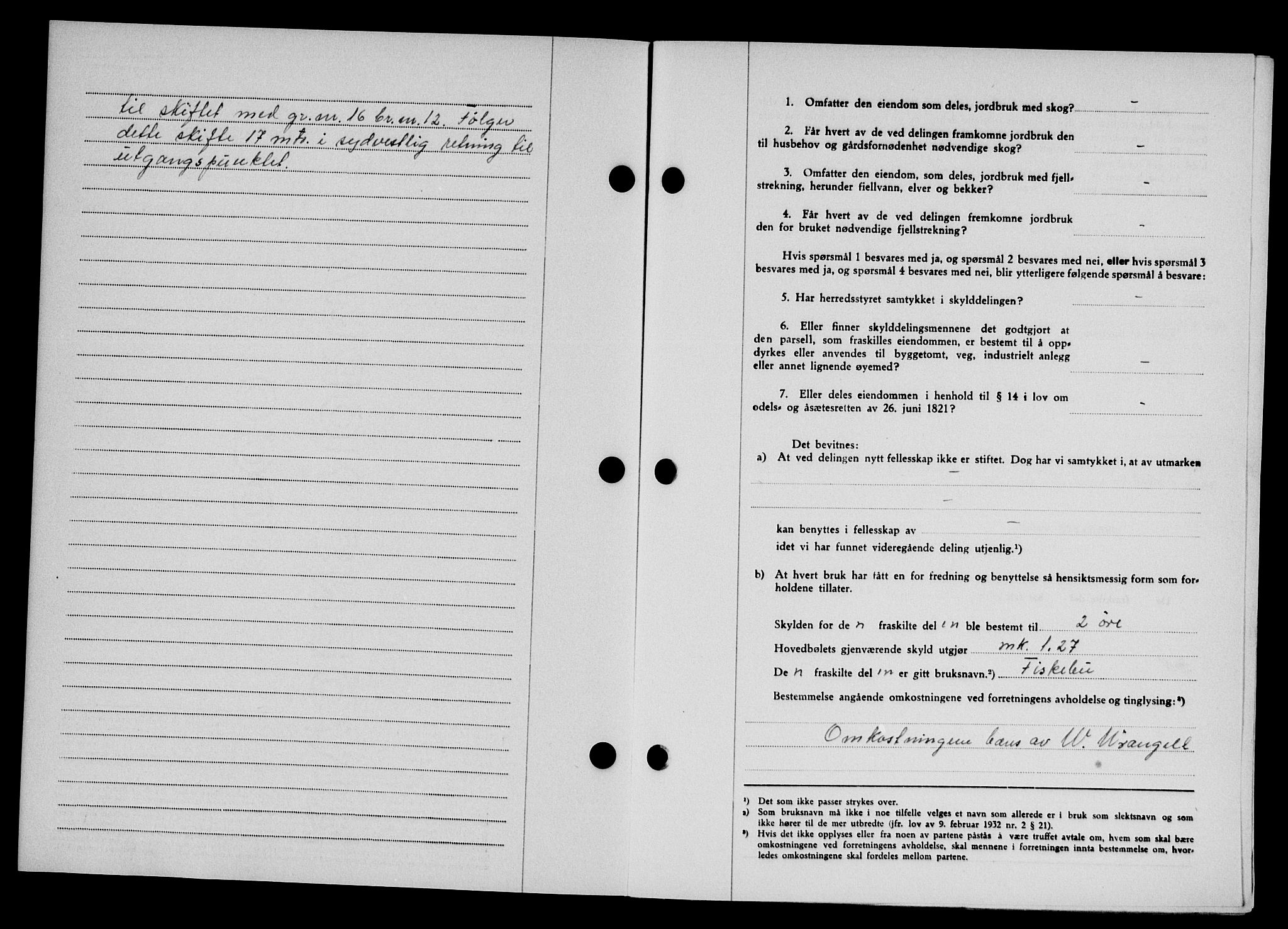 Karmsund sorenskriveri, SAST/A-100311/01/II/IIB/L0101: Mortgage book no. 81A, 1950-1951, Diary no: : 3516/1950