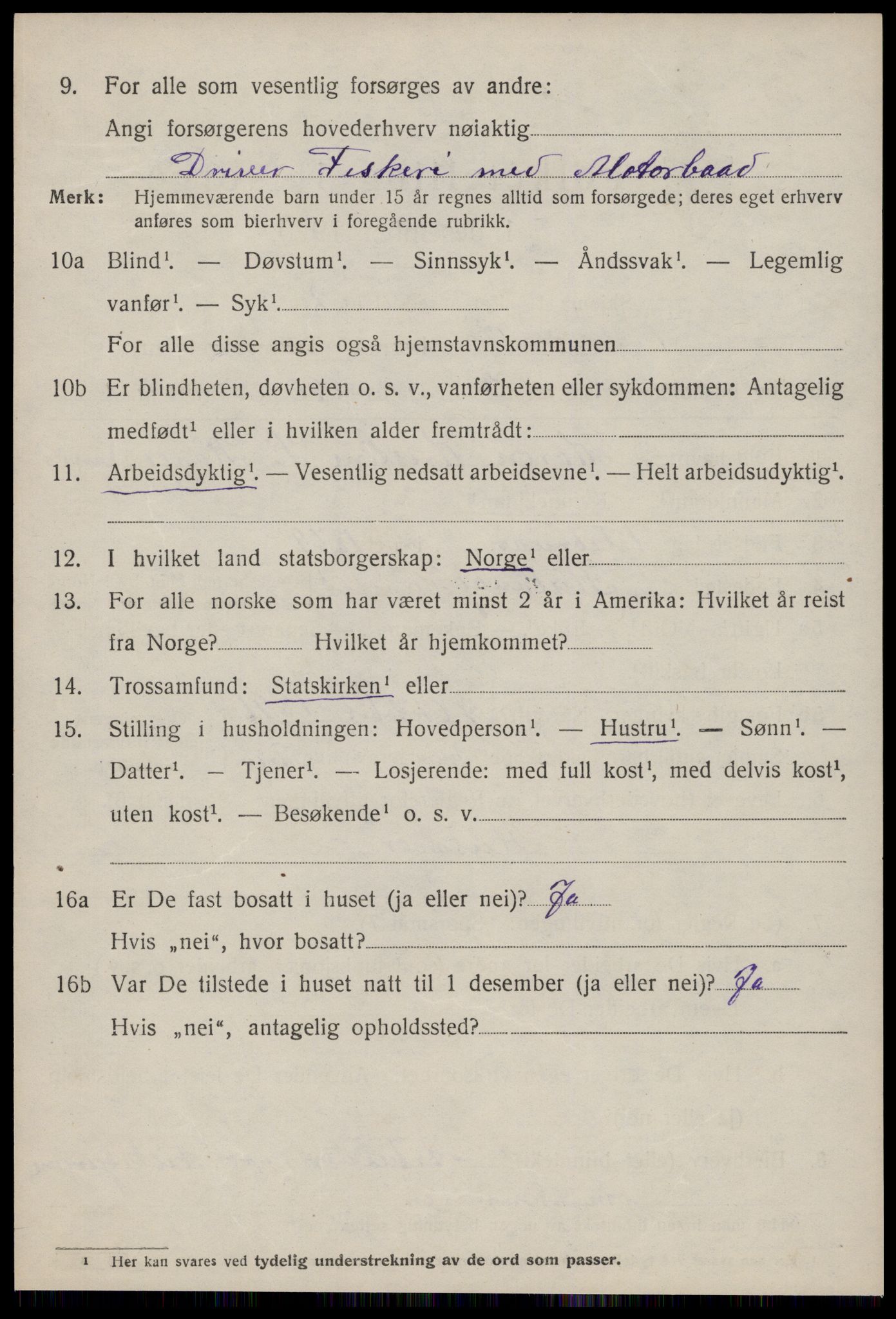 SAT, 1920 census for Kornstad, 1920, p. 2772